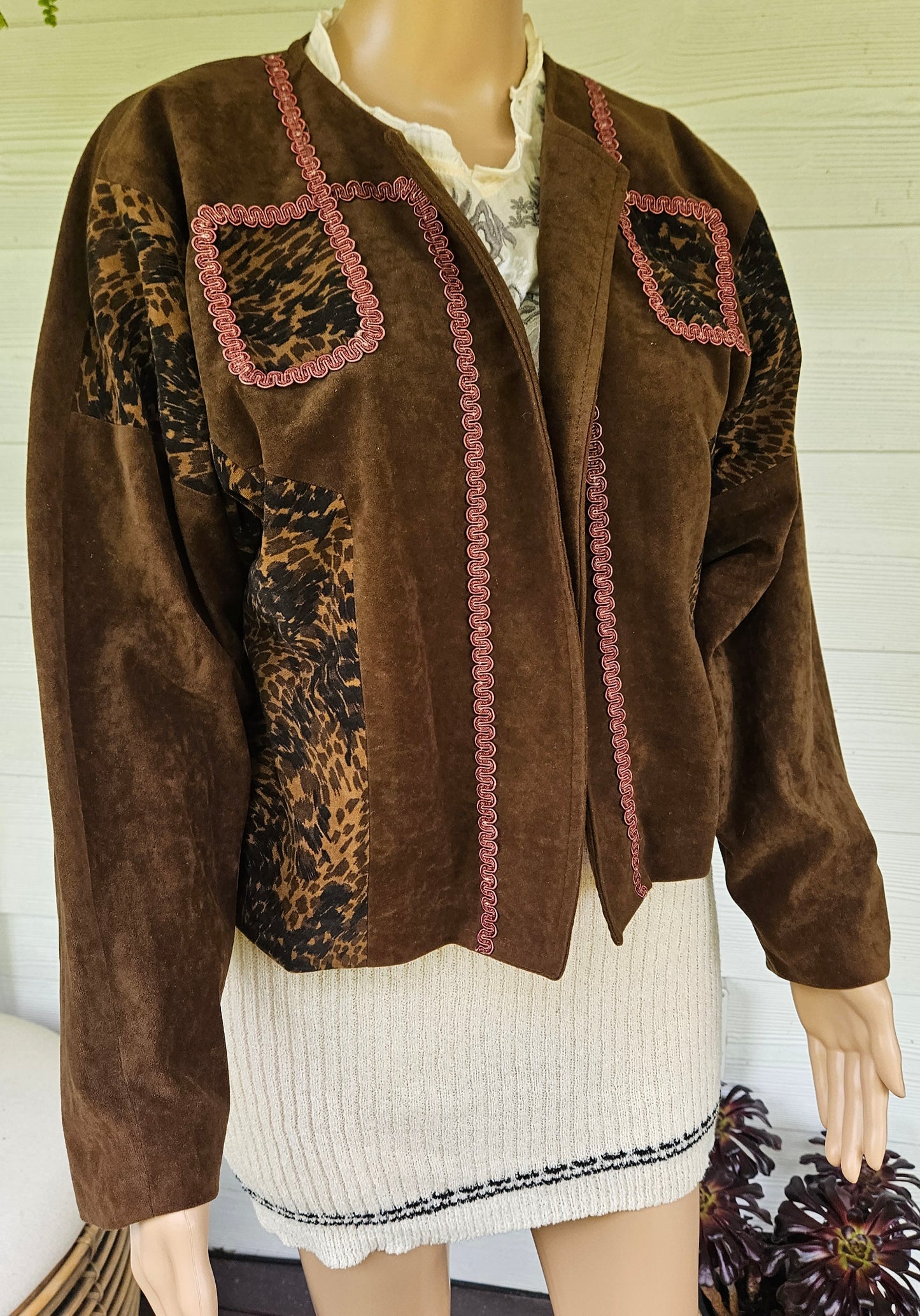 Vintage maroon Jacket