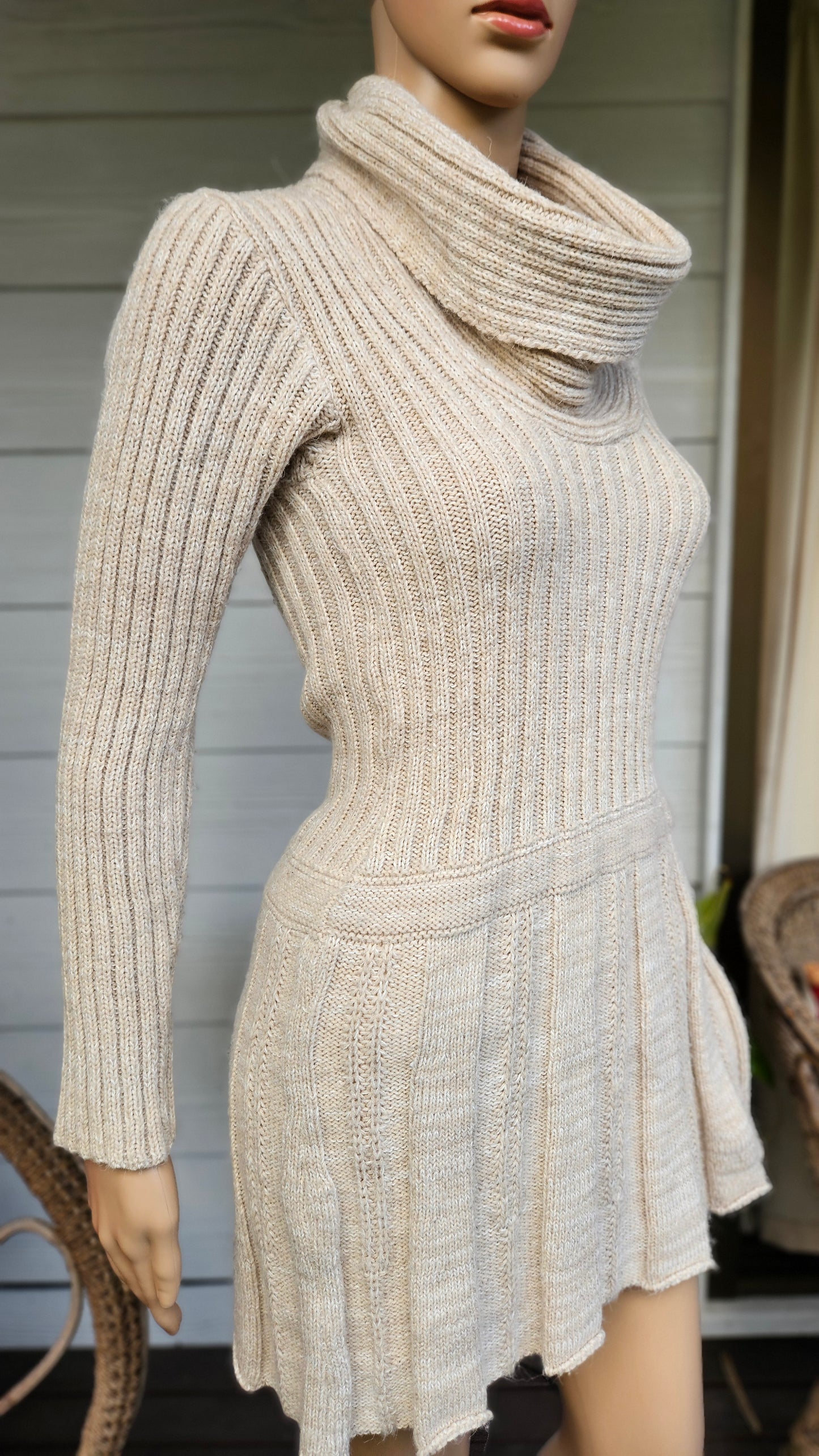 Lovely woolnet Warm Dress Tunic