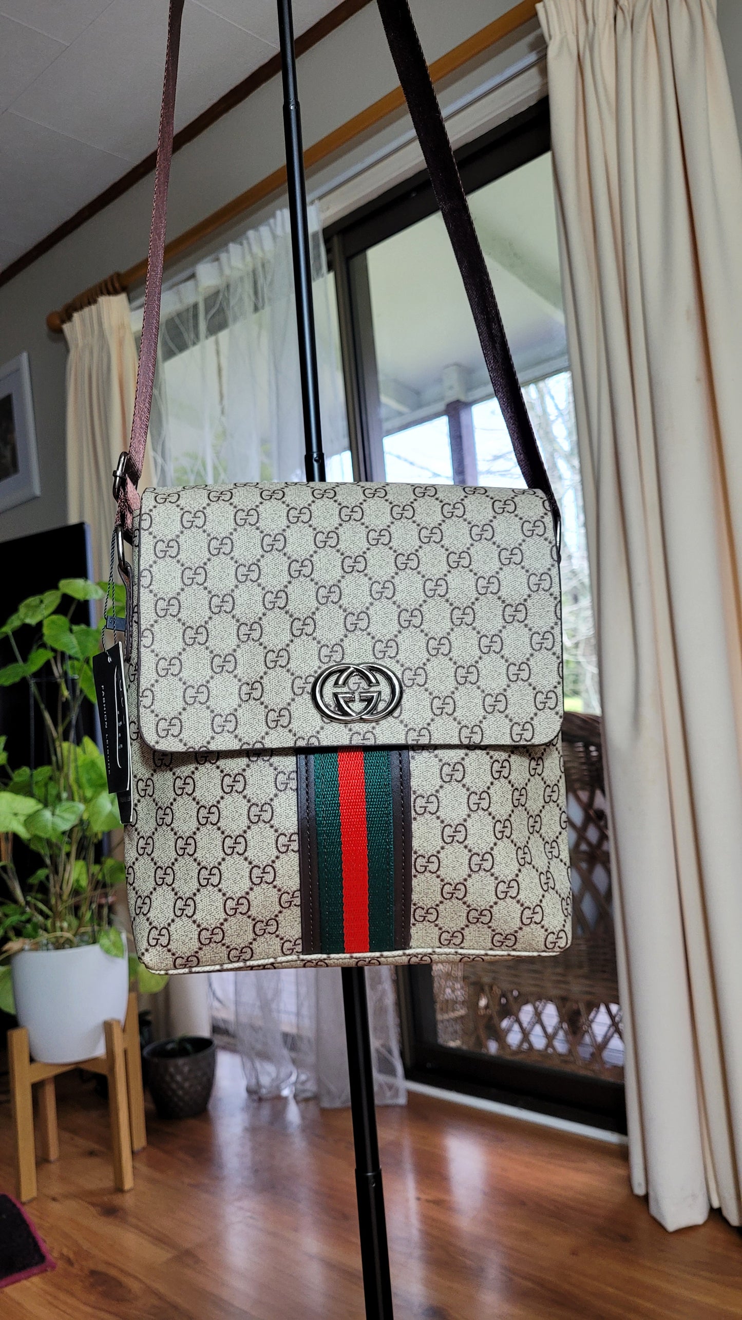 Gucci Inspired Shoulder Hand Bag - Strap Bag for Men or Women