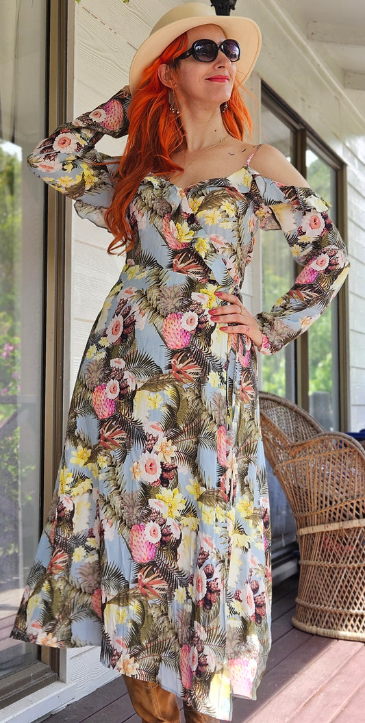 H&M Wrap floral Dress