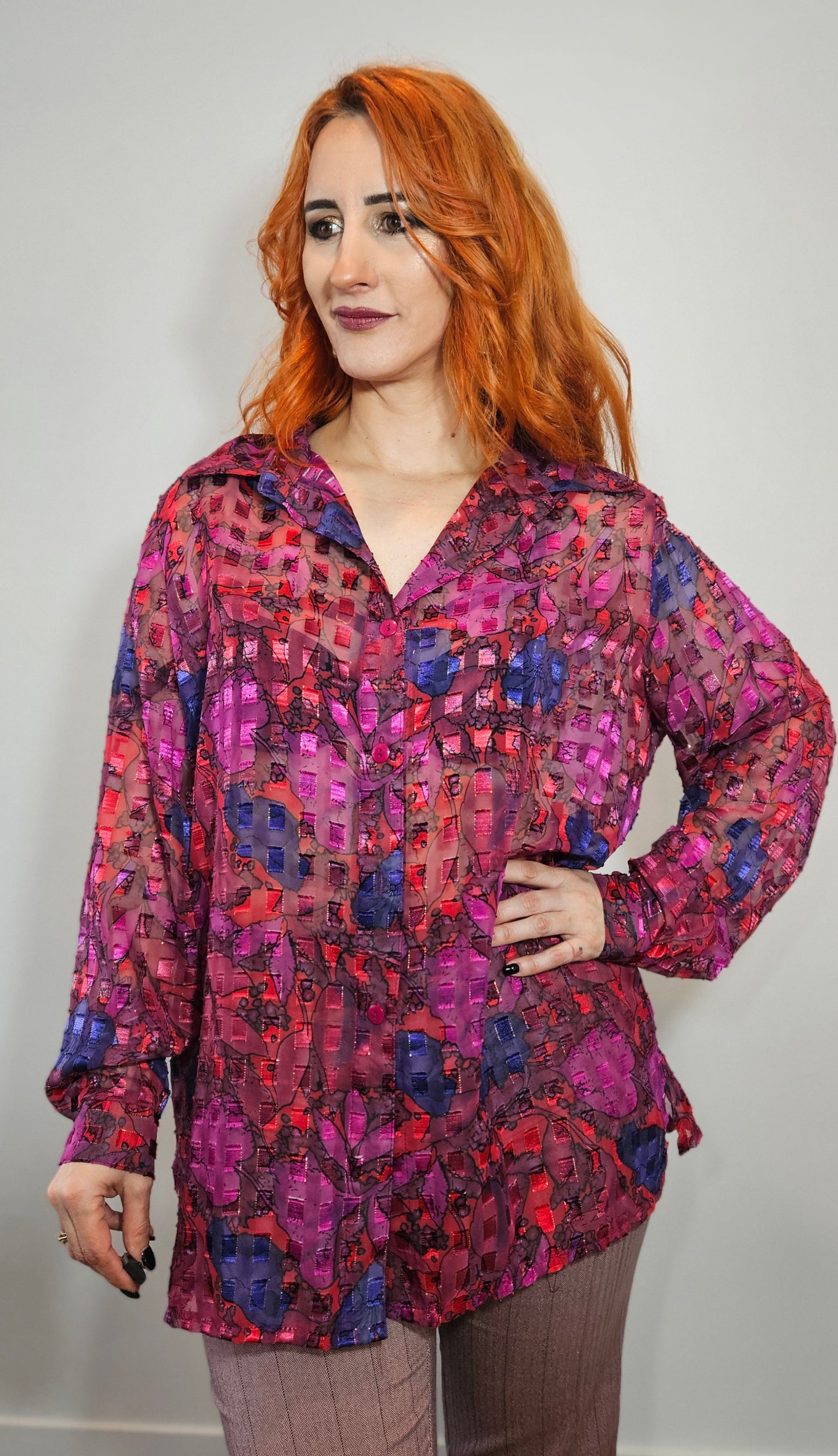 Lovely Vintage Shirt - Vintage Top - Size 16
