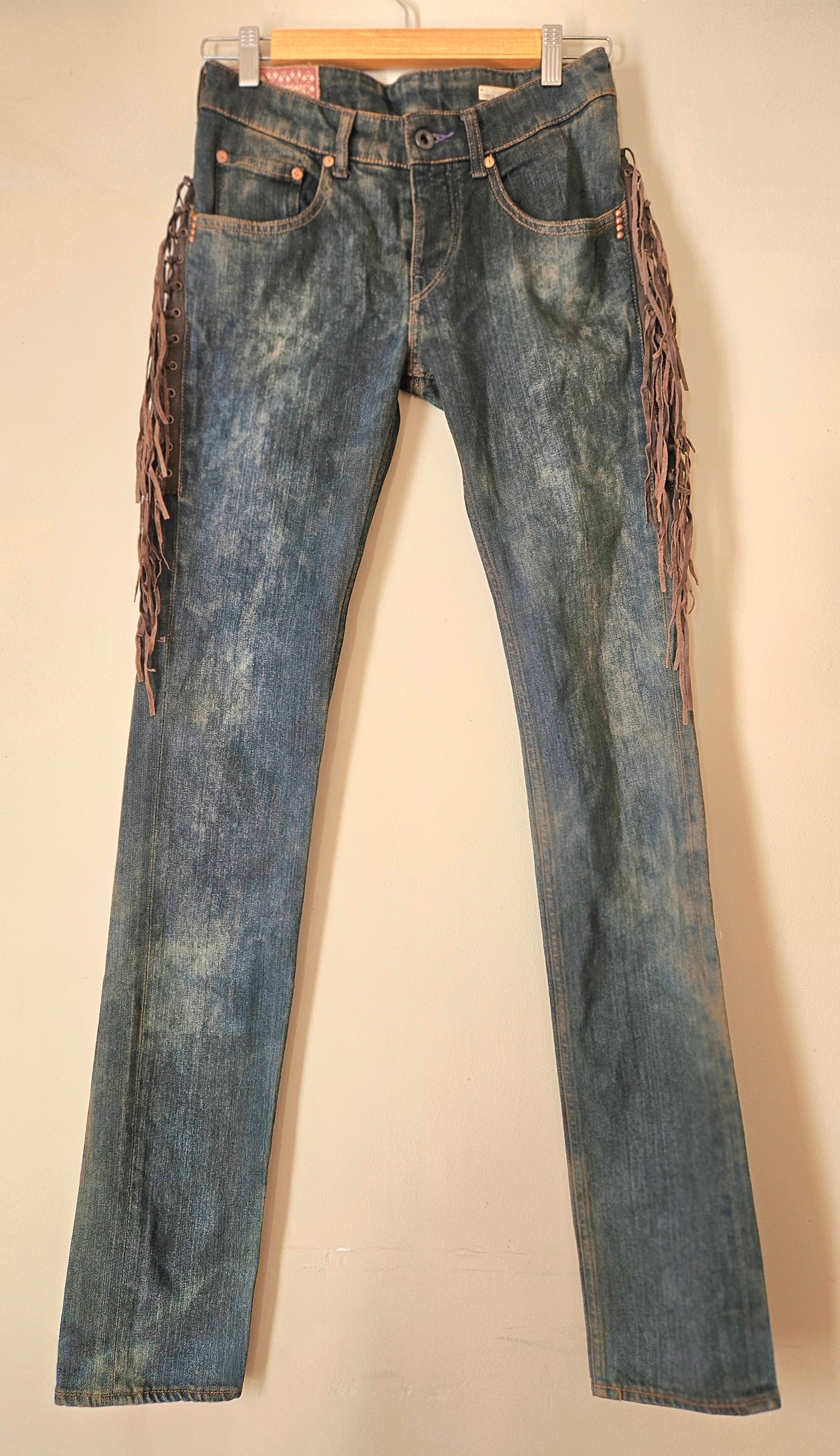 Stunning These are Reply  Carmela Y2K Denim Fringe pants - Women's Jeans