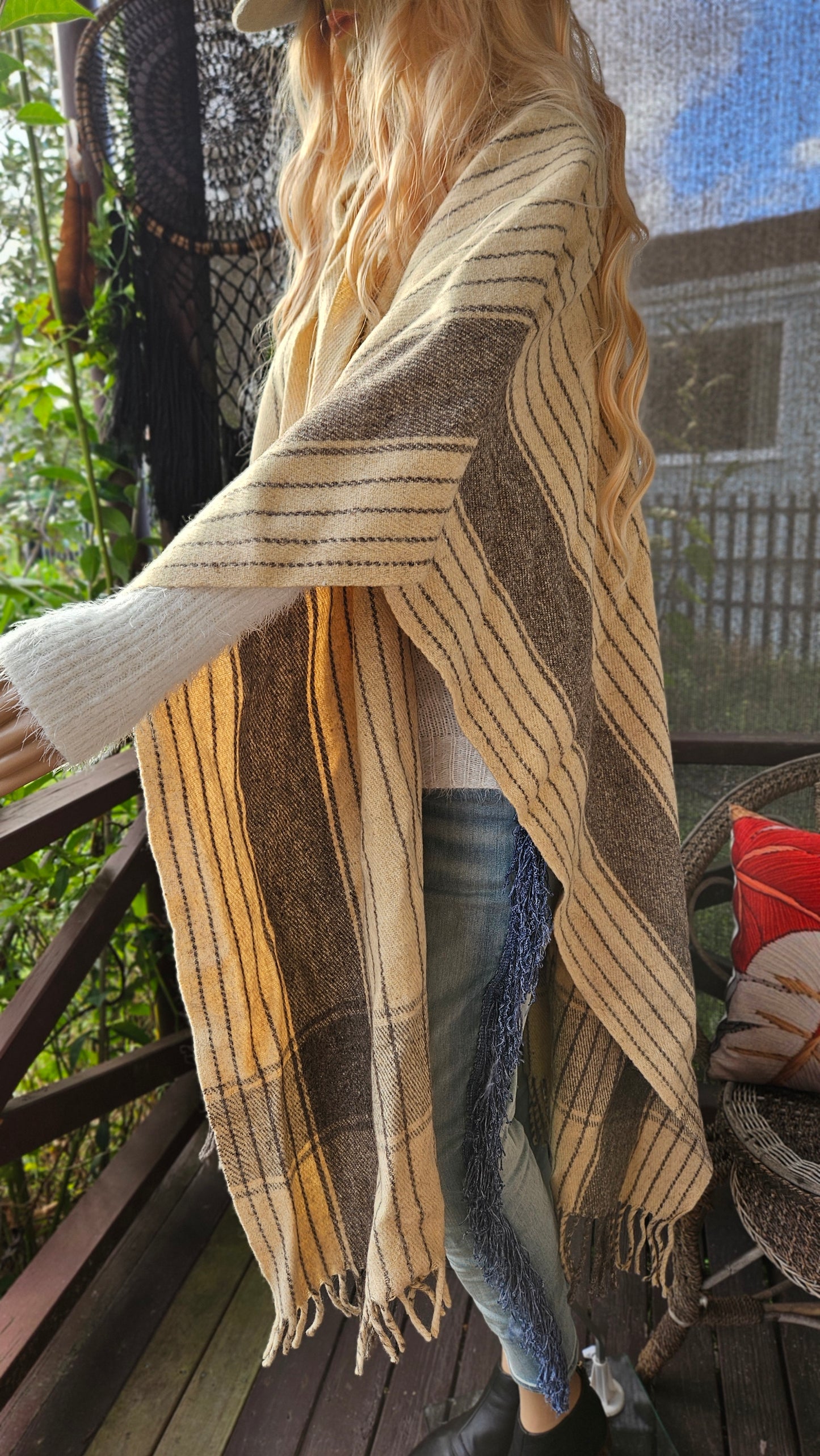 Unique Bohemian Style Poncho