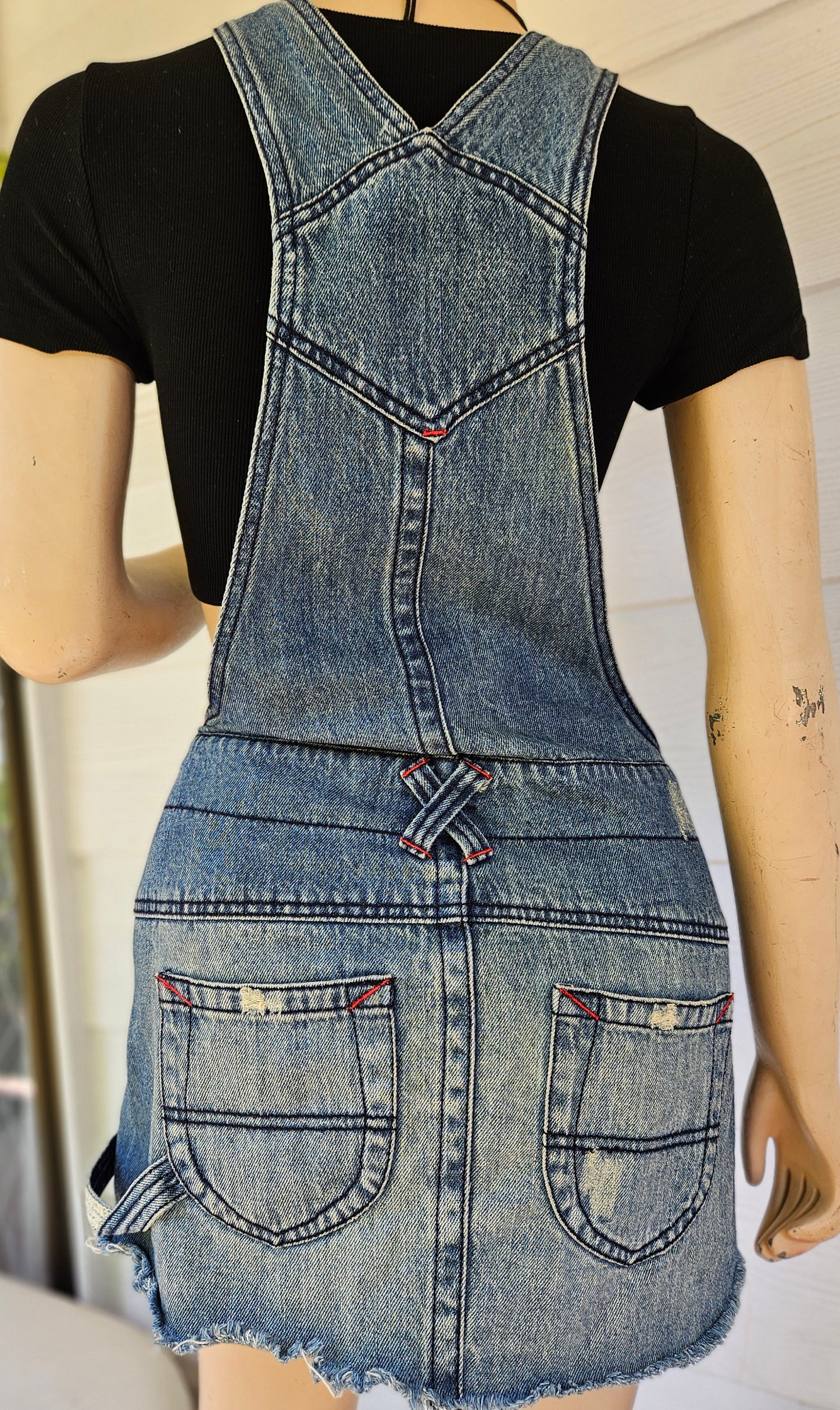 Women's Dungarees-Overalls  Size XS (6-8) Denim dress
