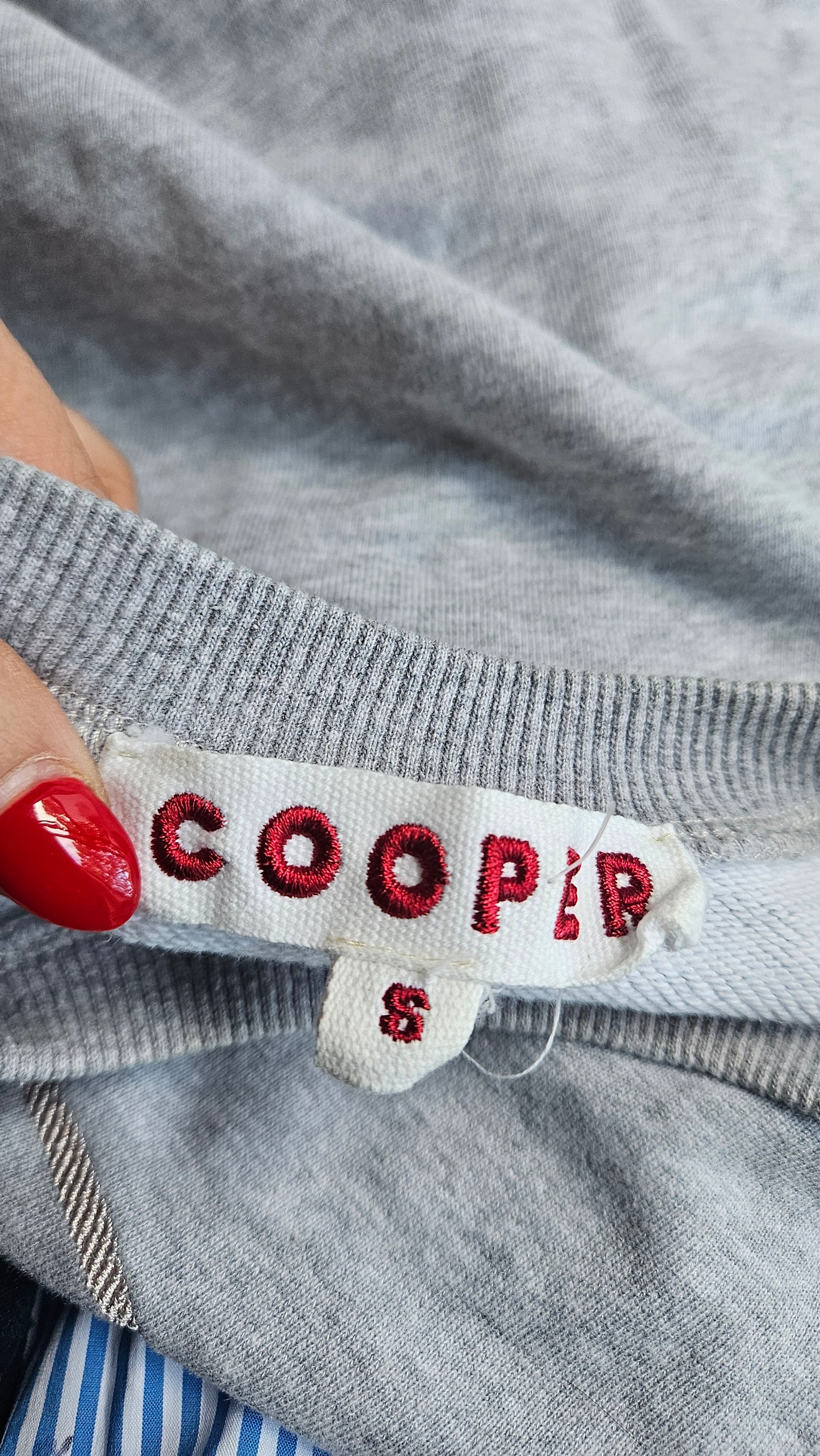 COOPER by Trelise Cooper Floral Logo Grey Sweatshirt