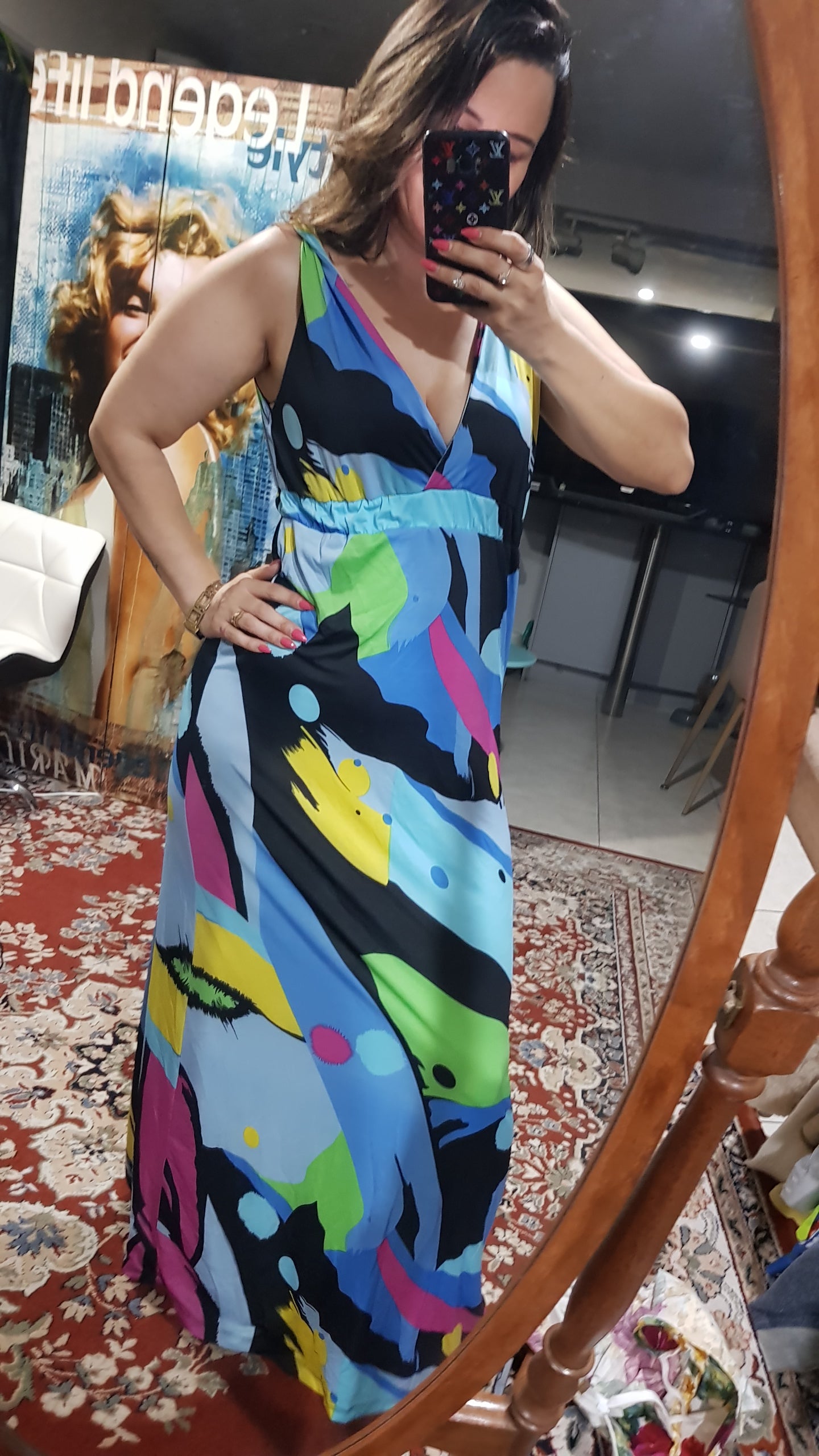 Lovely colorful preloved Maxi drees