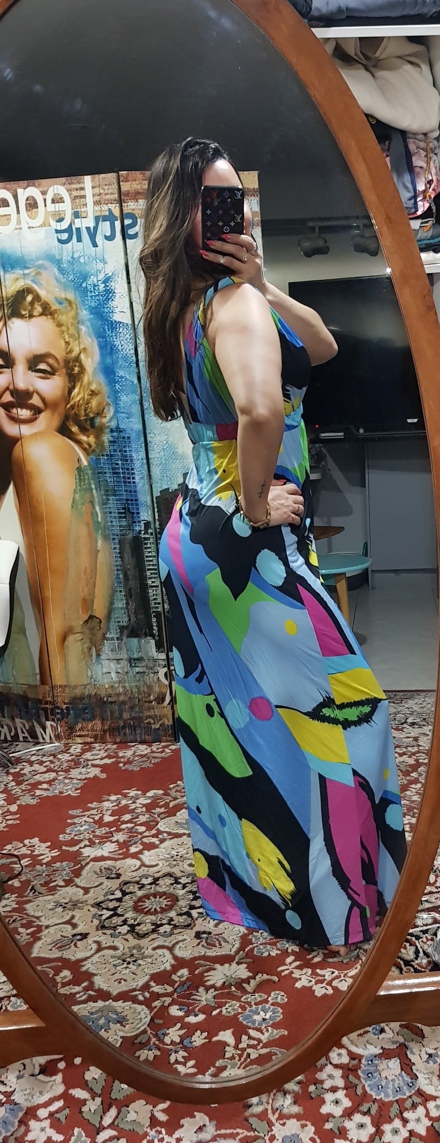 Lovely colorful preloved Maxi drees