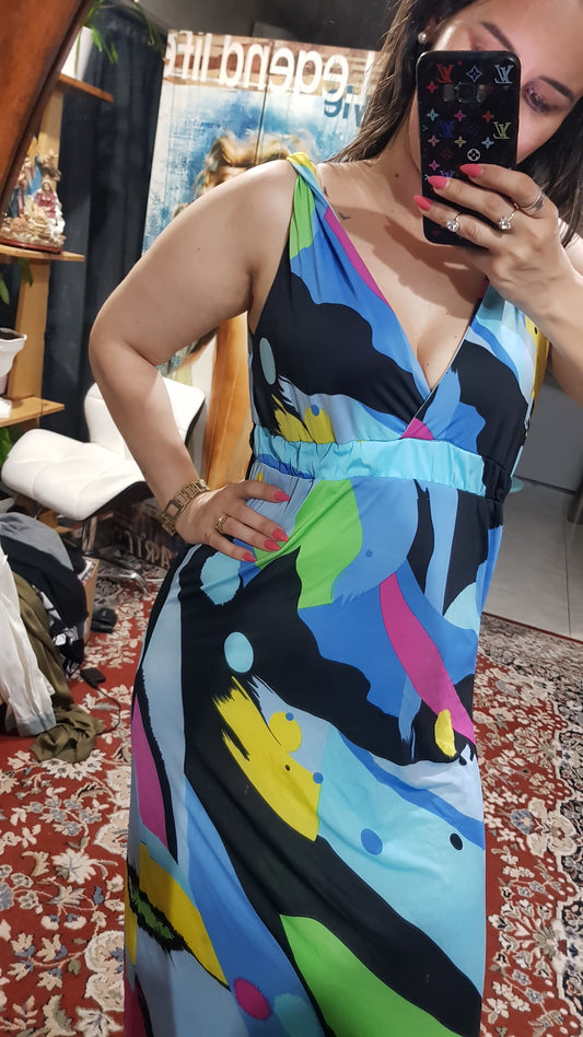 Lovely colorful preloved Maxi drees