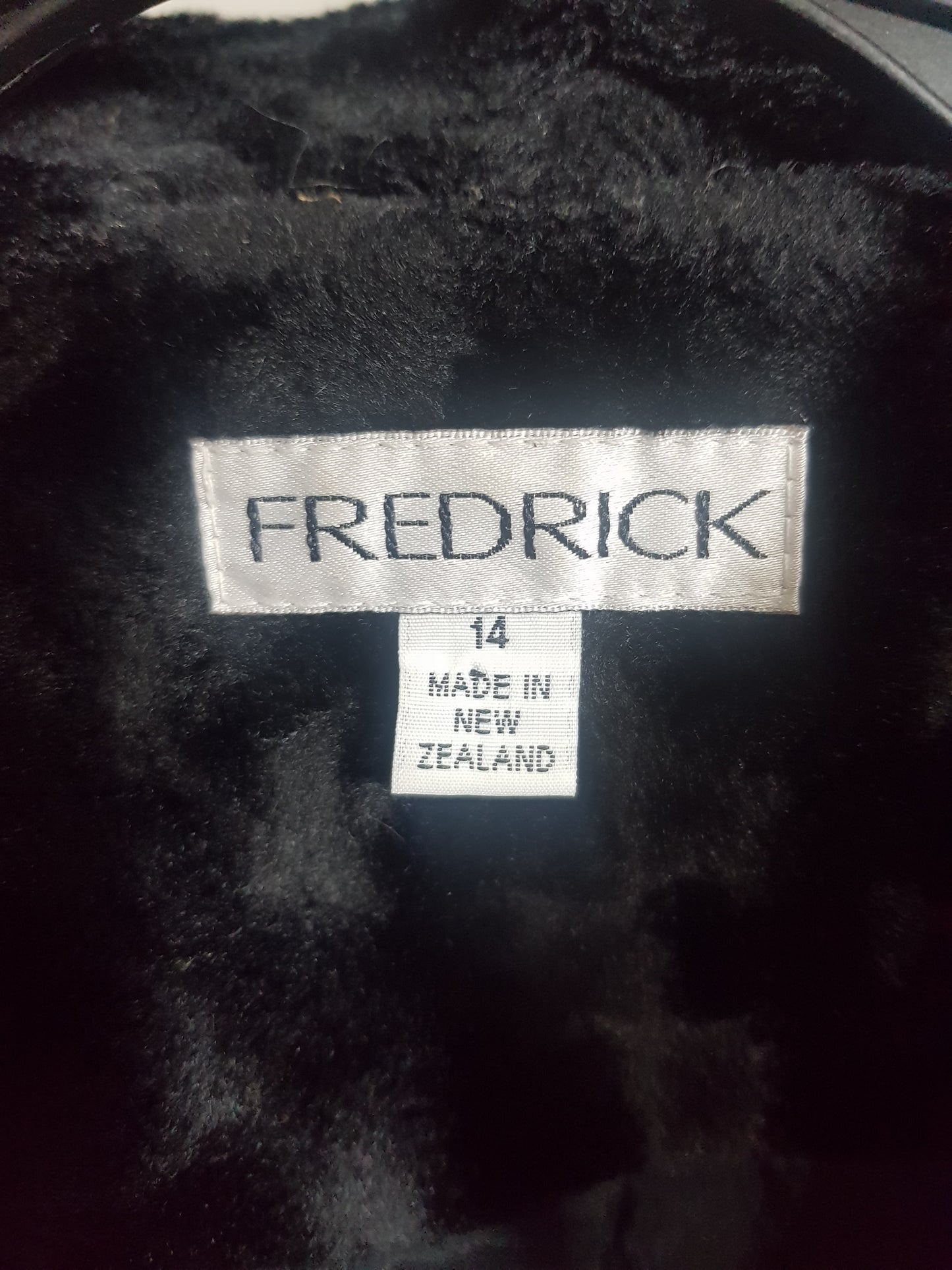 Luxury in Every Stitch - The Frederick Fluffy Jacket, Size 14