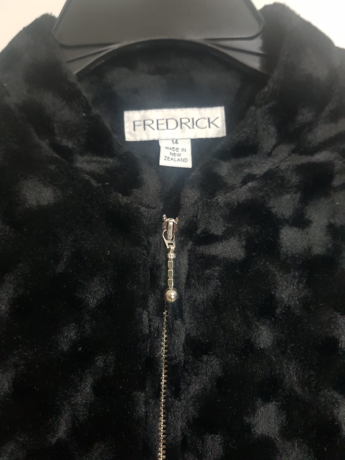 Luxury in Every Stitch - The Frederick Fluffy Jacket, Size 14