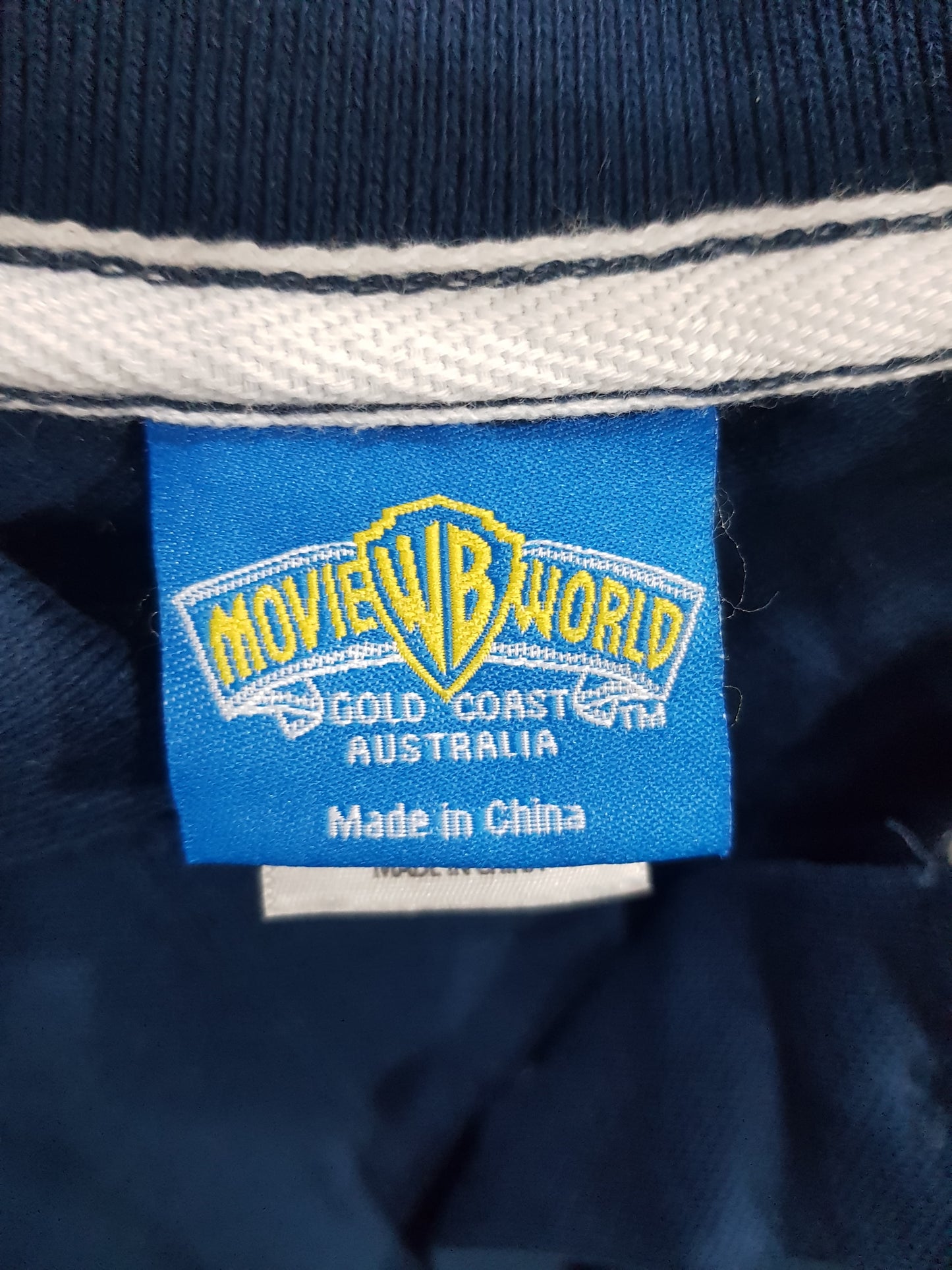 Warner Bros. Movie World Australia  Polo Shirt Size XXL