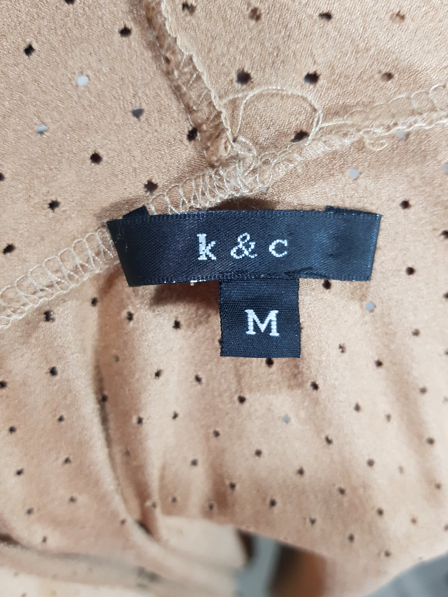 Chic Sophistication - Preloved K&C Coat/Jacket in Soft Fabric, Size Medium