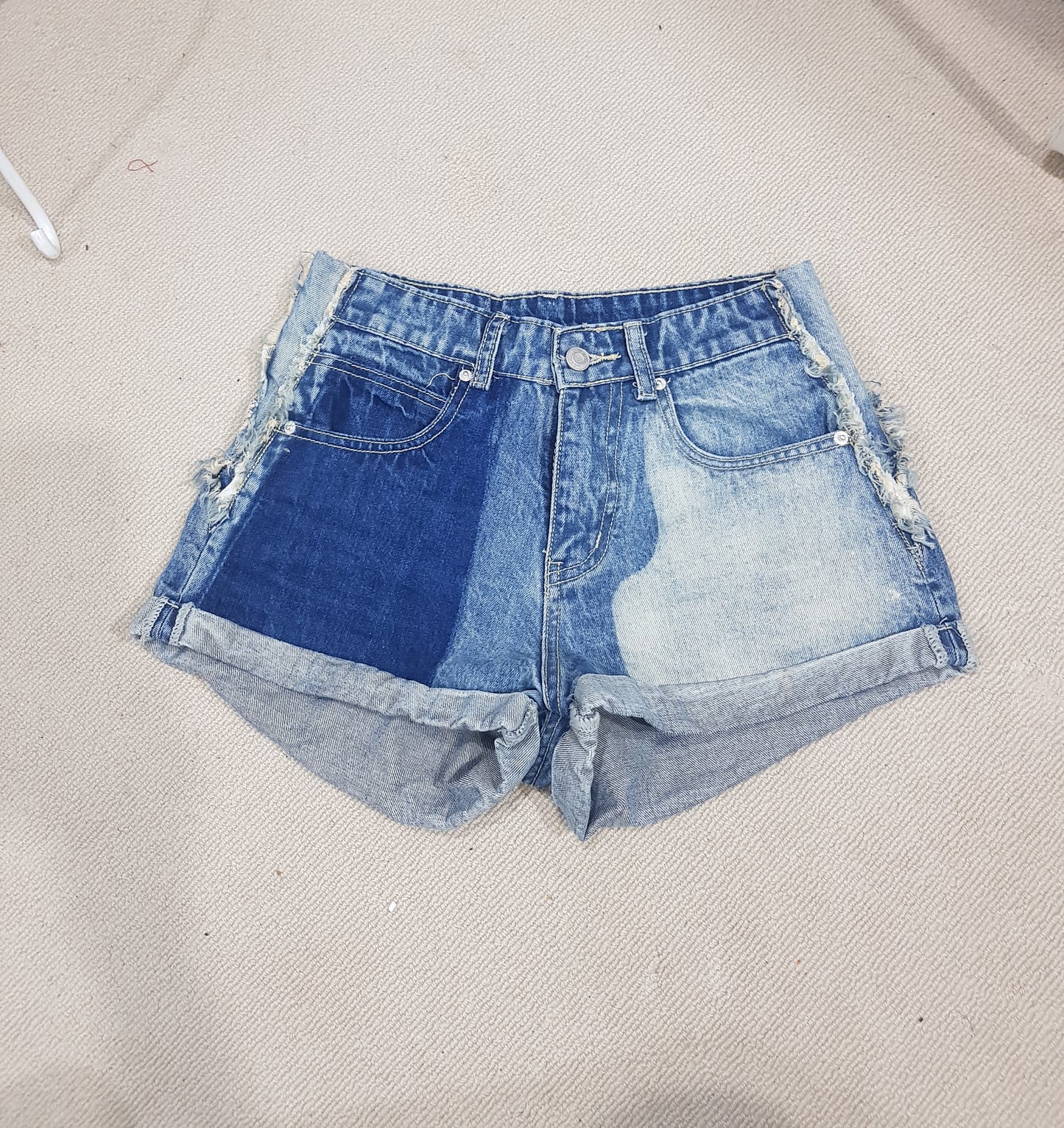 lovely Denim Mid rise Shorts