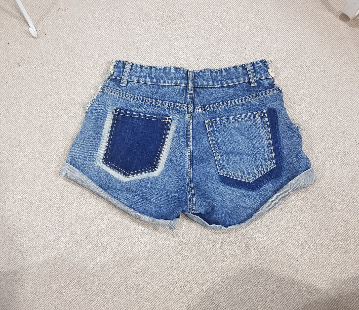 lovely Denim Mid rise Shorts