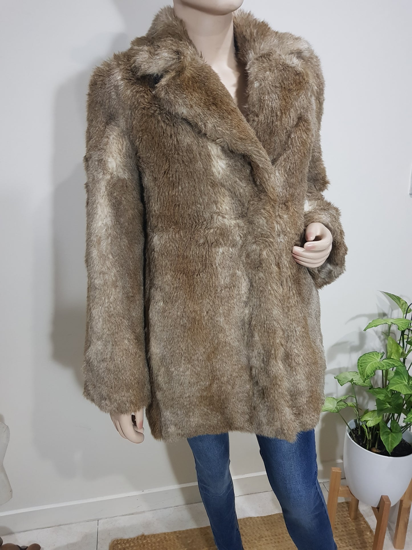 Stunning H&M Fur Jacket - Preloved Coat