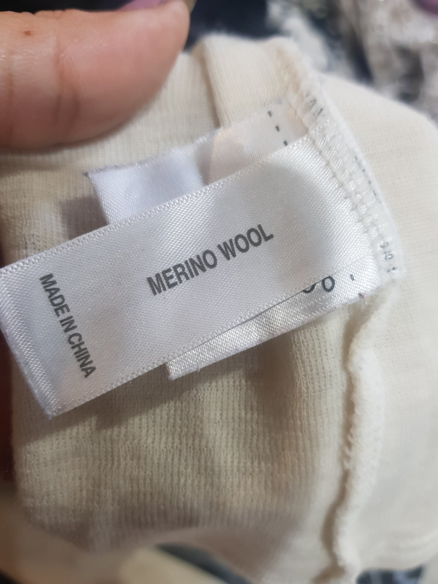 Merino white Top