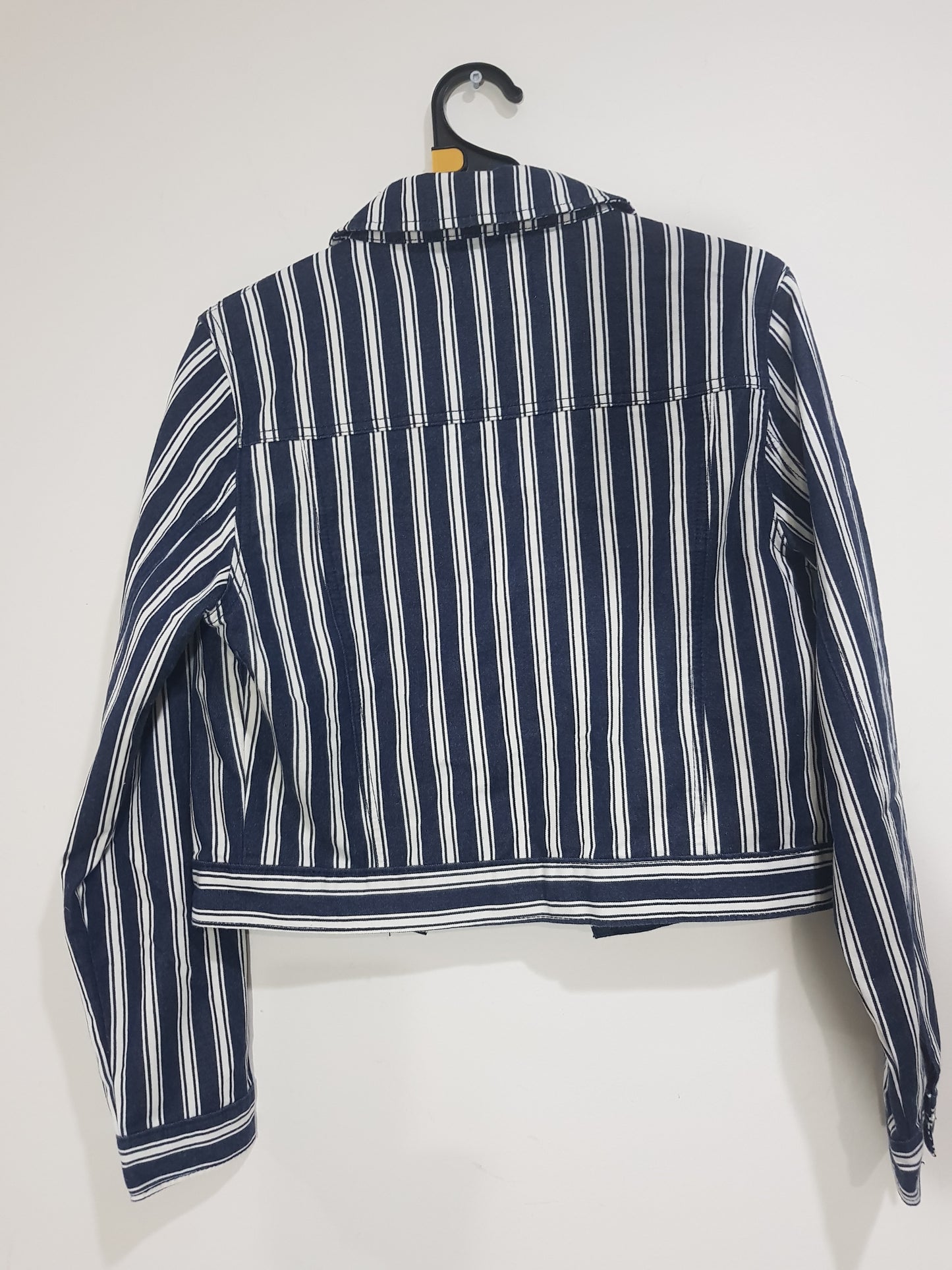 Rolla's Jacket Size S. Denim Striped Jacket