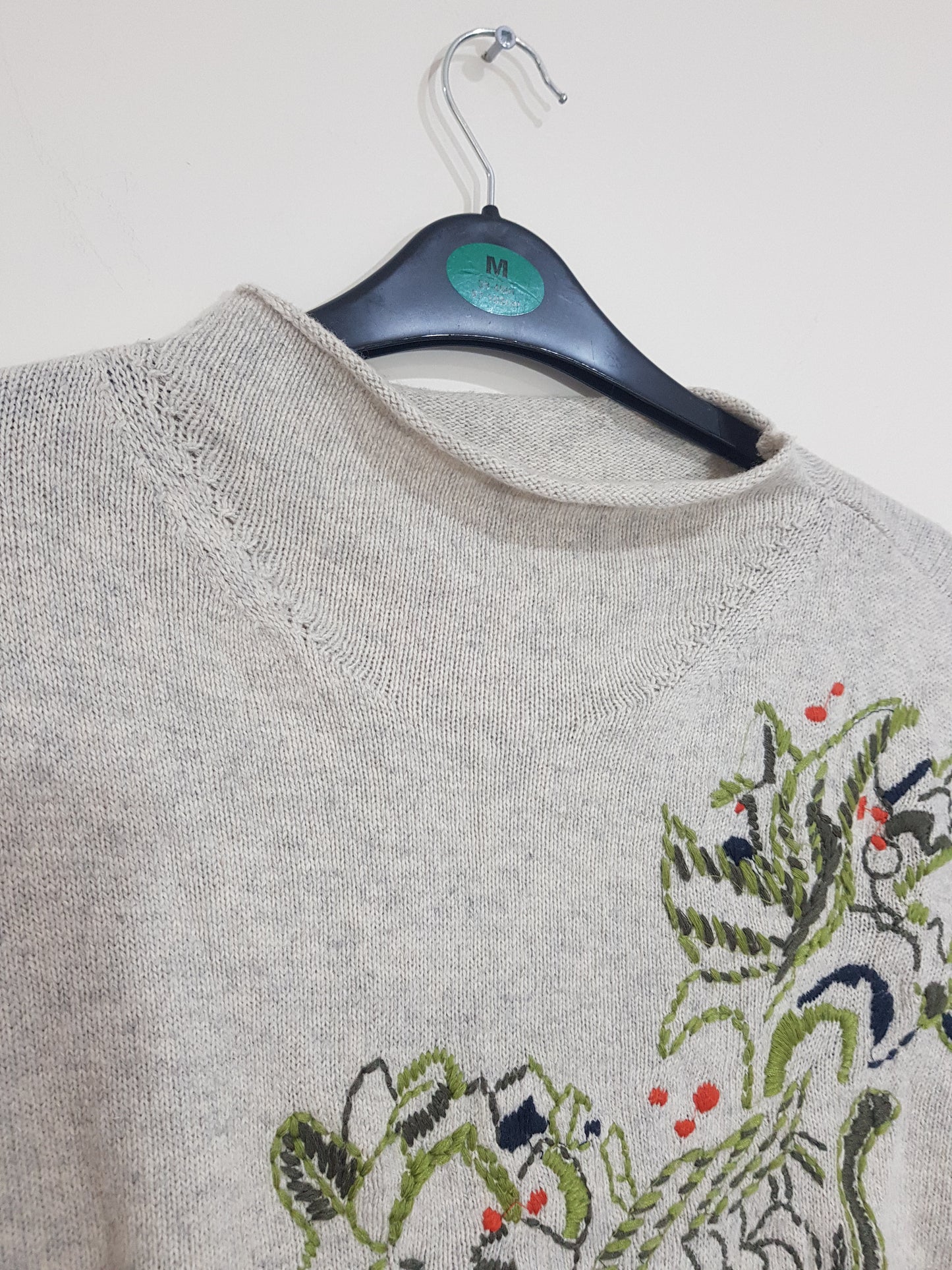 Unique Embroidered Sweater - Top.