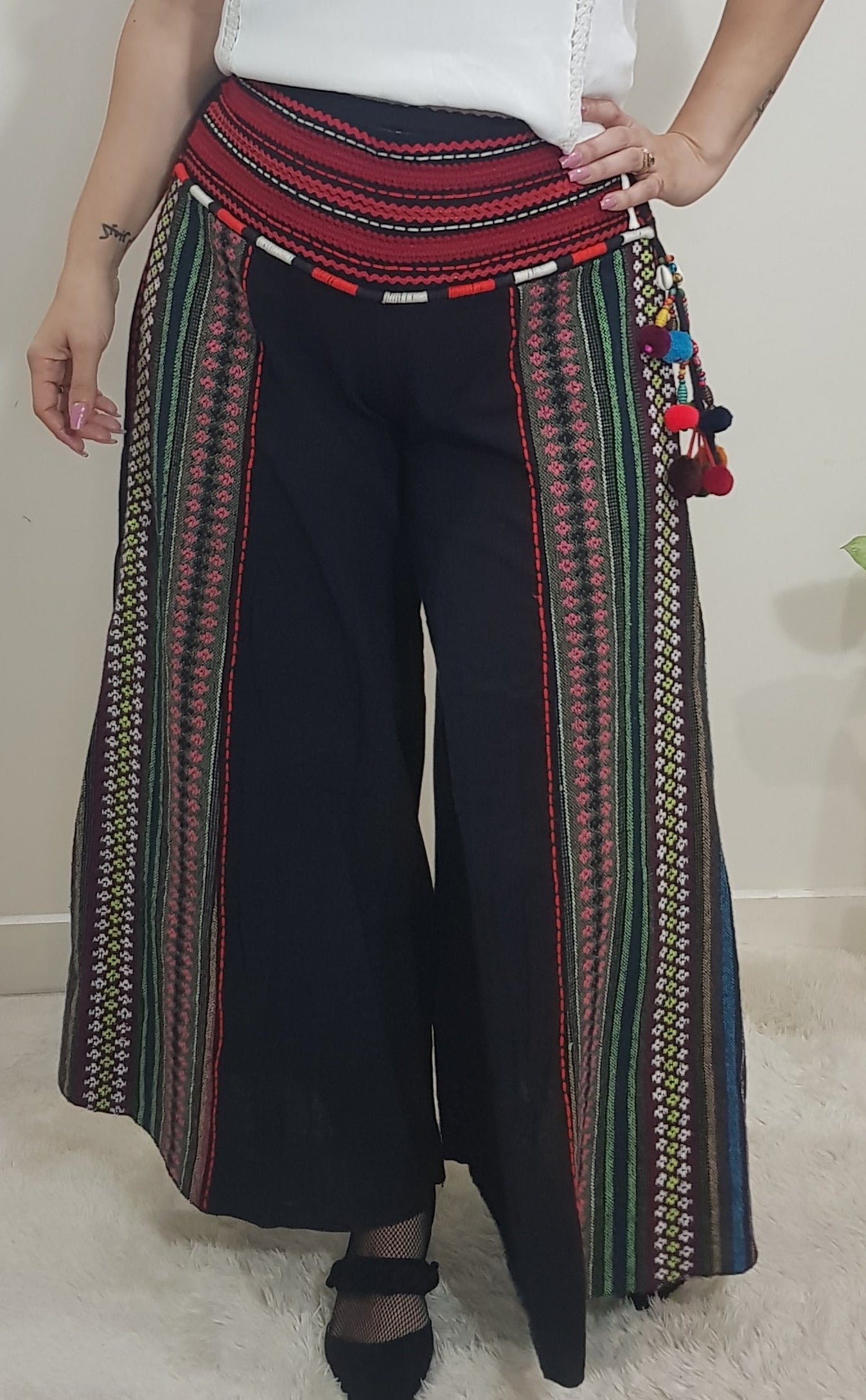 Peruvian Preloved artisanal wide leg pants