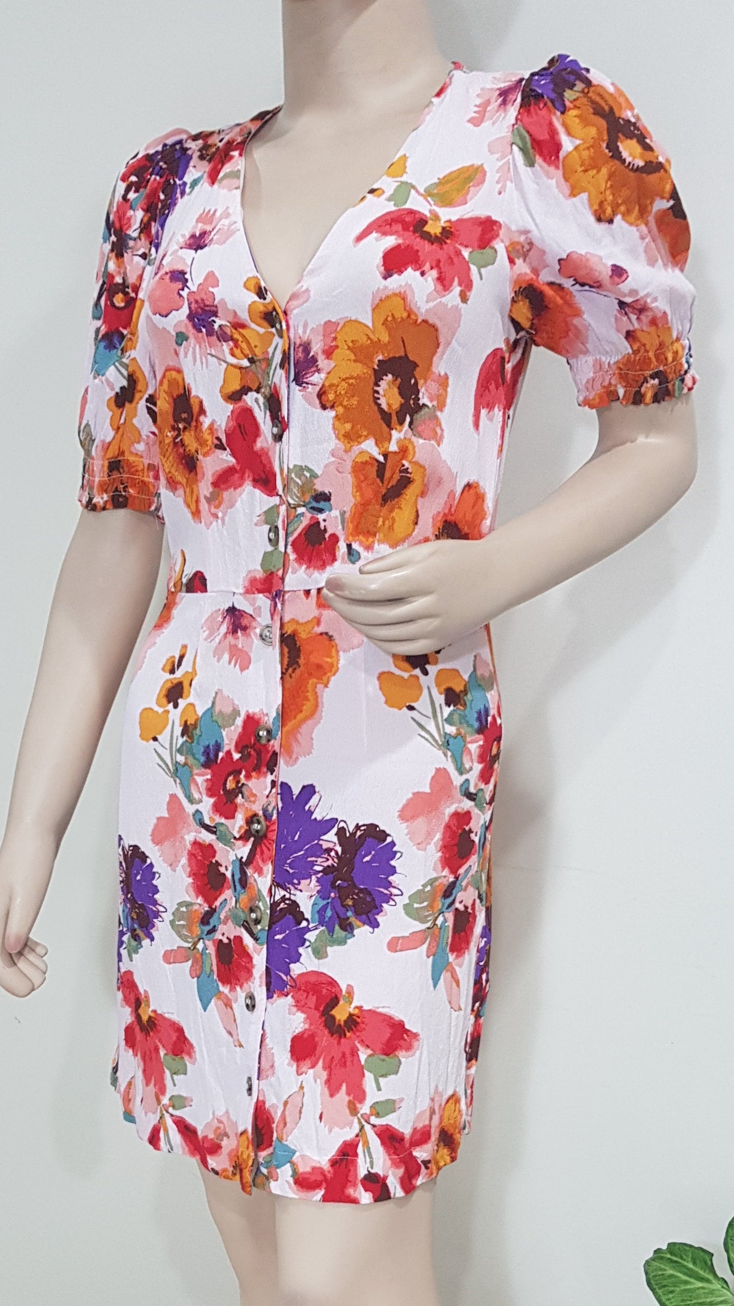 second hand dress for sale in floral pattern H&M brand