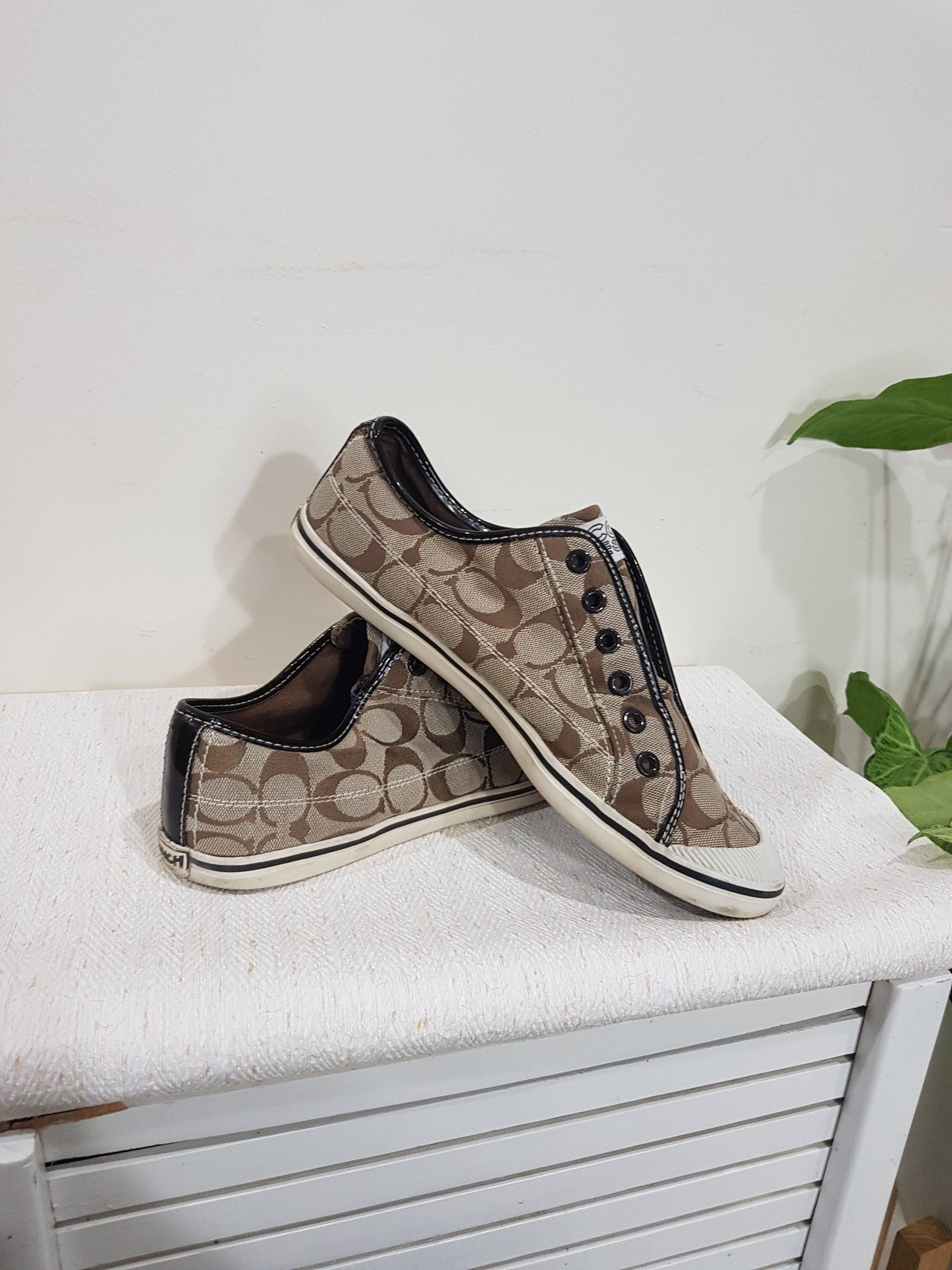 Sneakers shoes Slip on Canvas