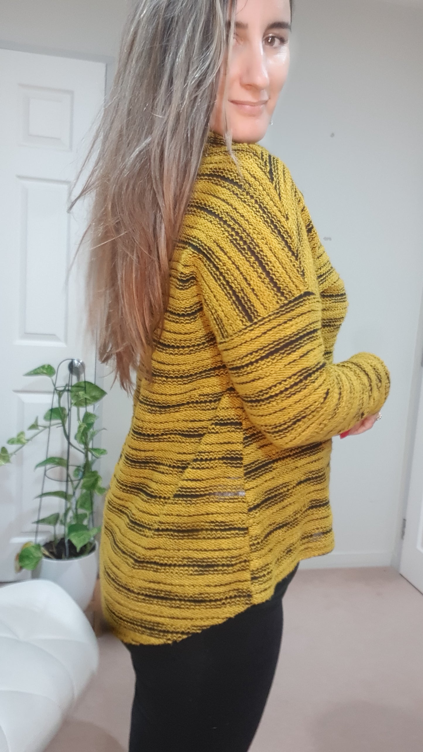 Hippie style turtle neck sweater