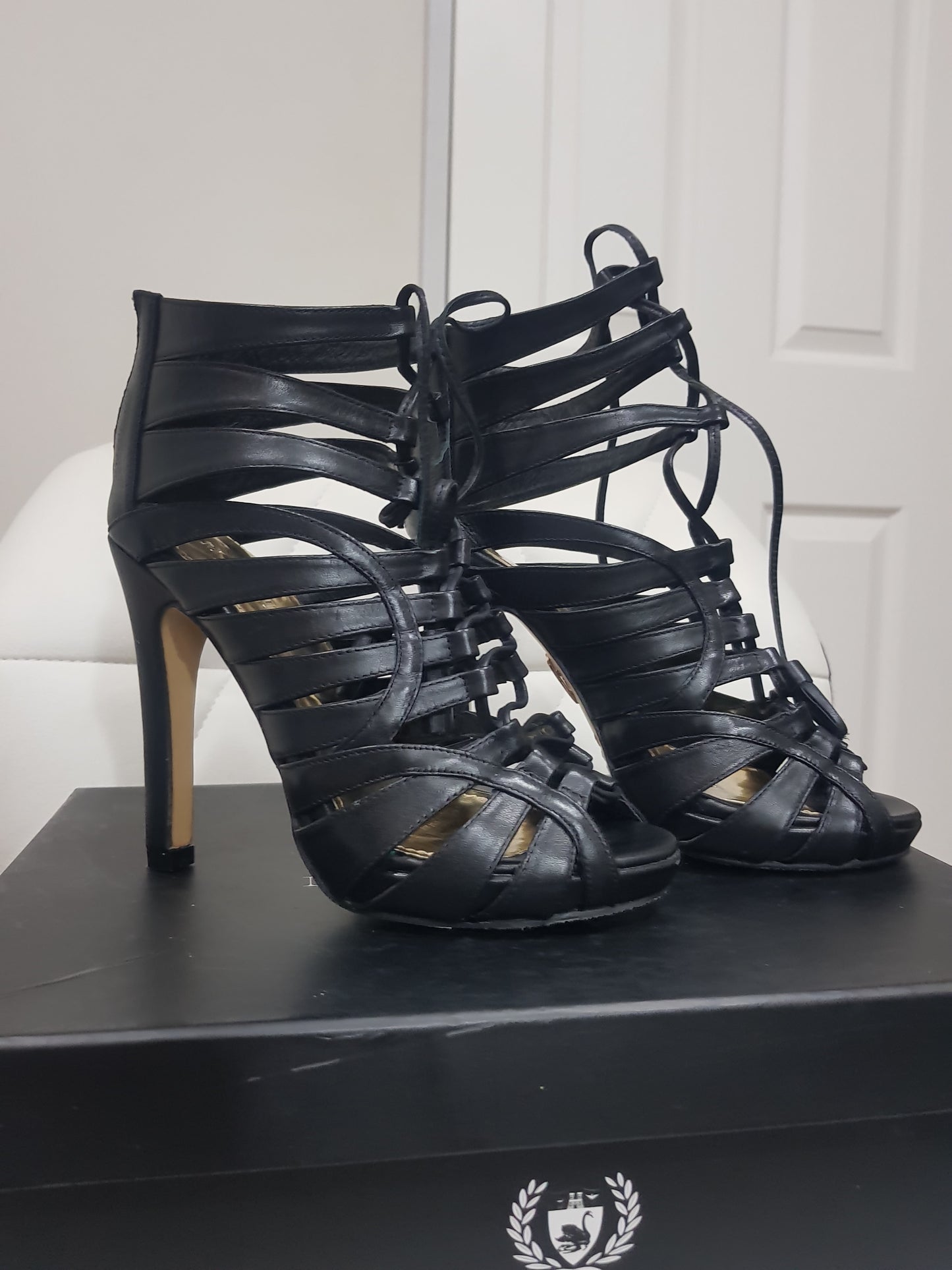 Sleek and Stylish Mi Piaci Randilyn High Heeled Sandals - Excellent Preloved Condition - Size 35