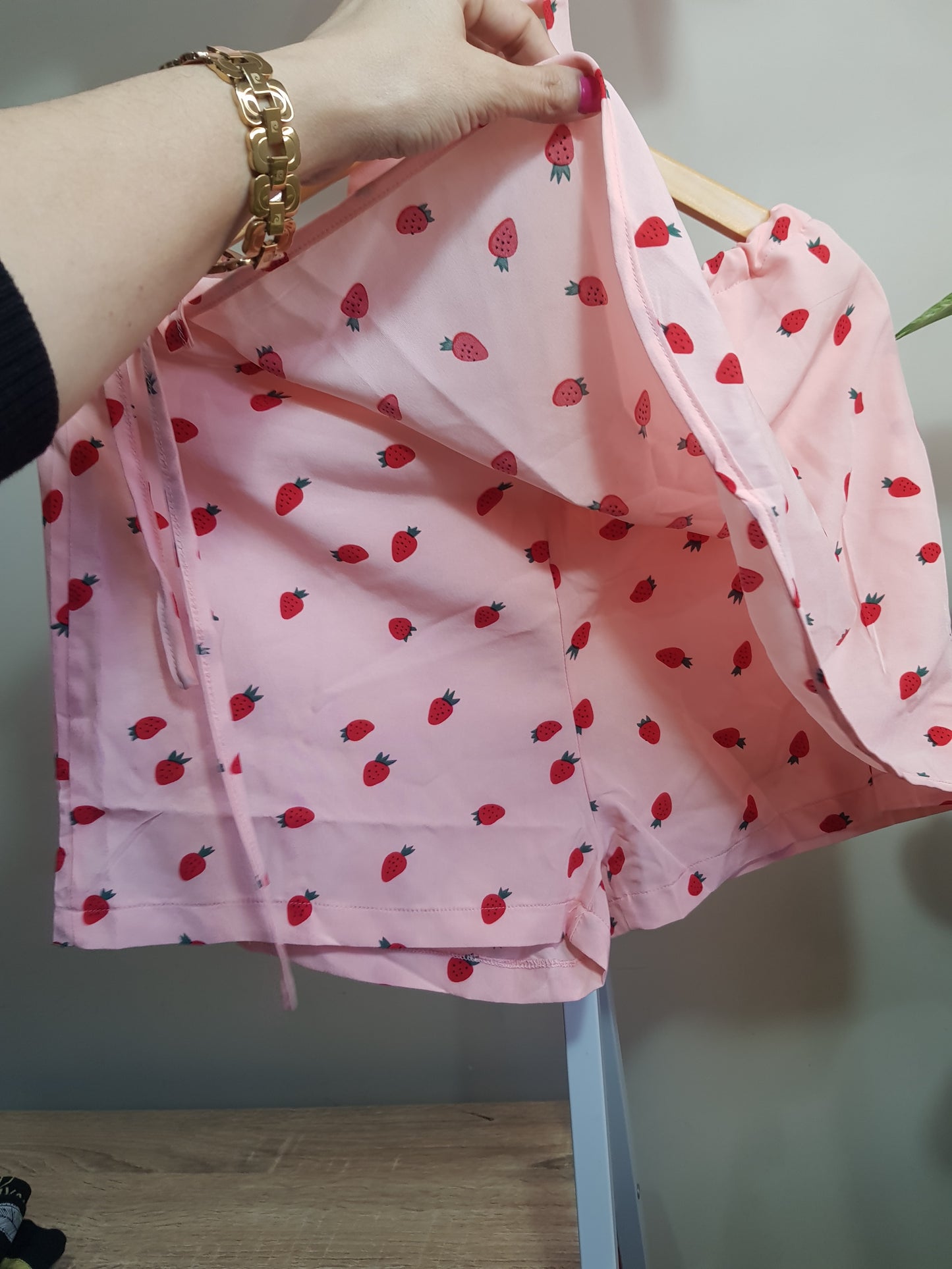 Lovely Strawberry Set of used shorts and top