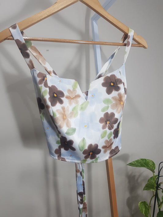 Glassons floral Crop top - buy preloved clothing