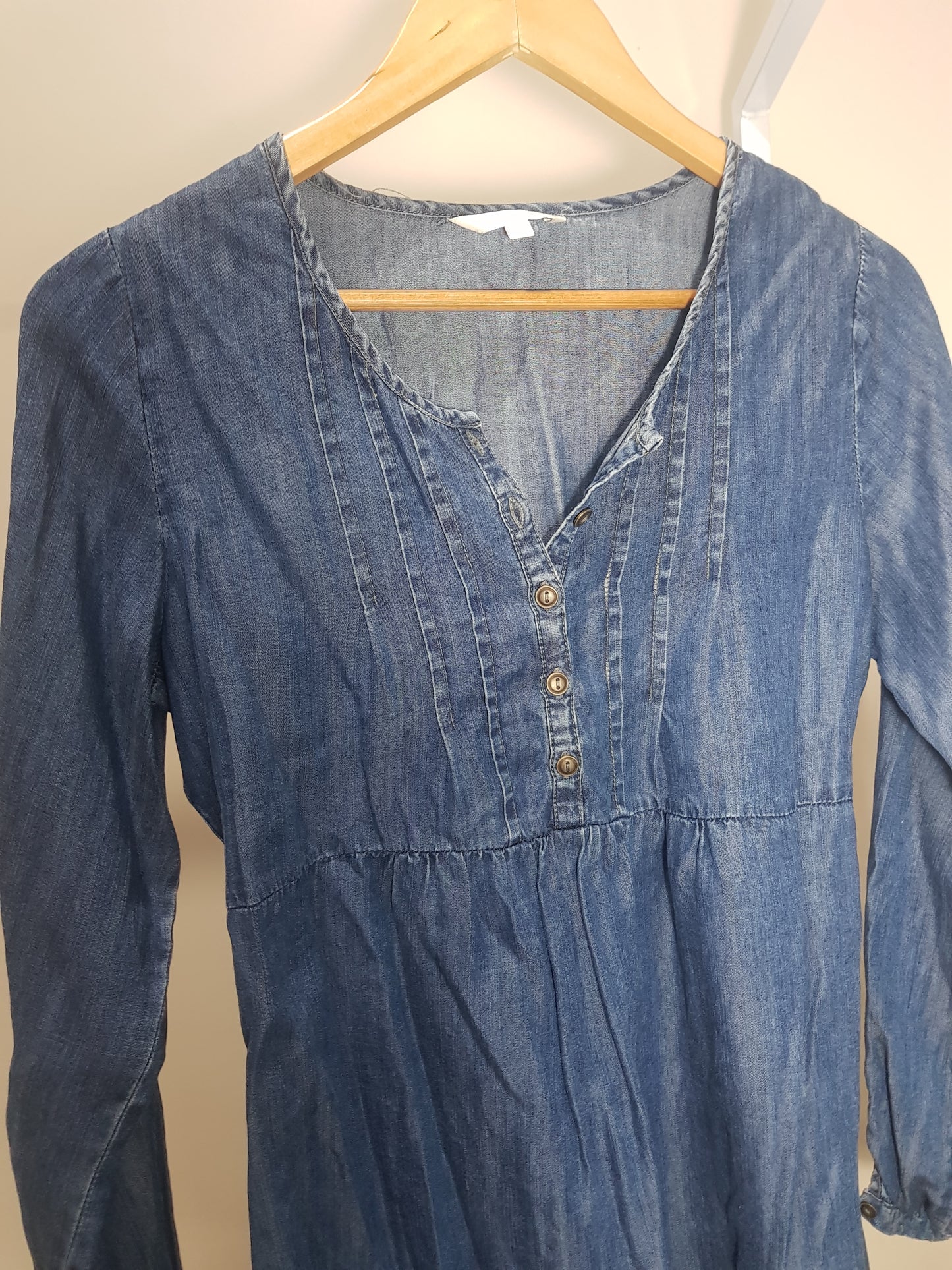 Lovely Denim Blouse - Top Maternity top