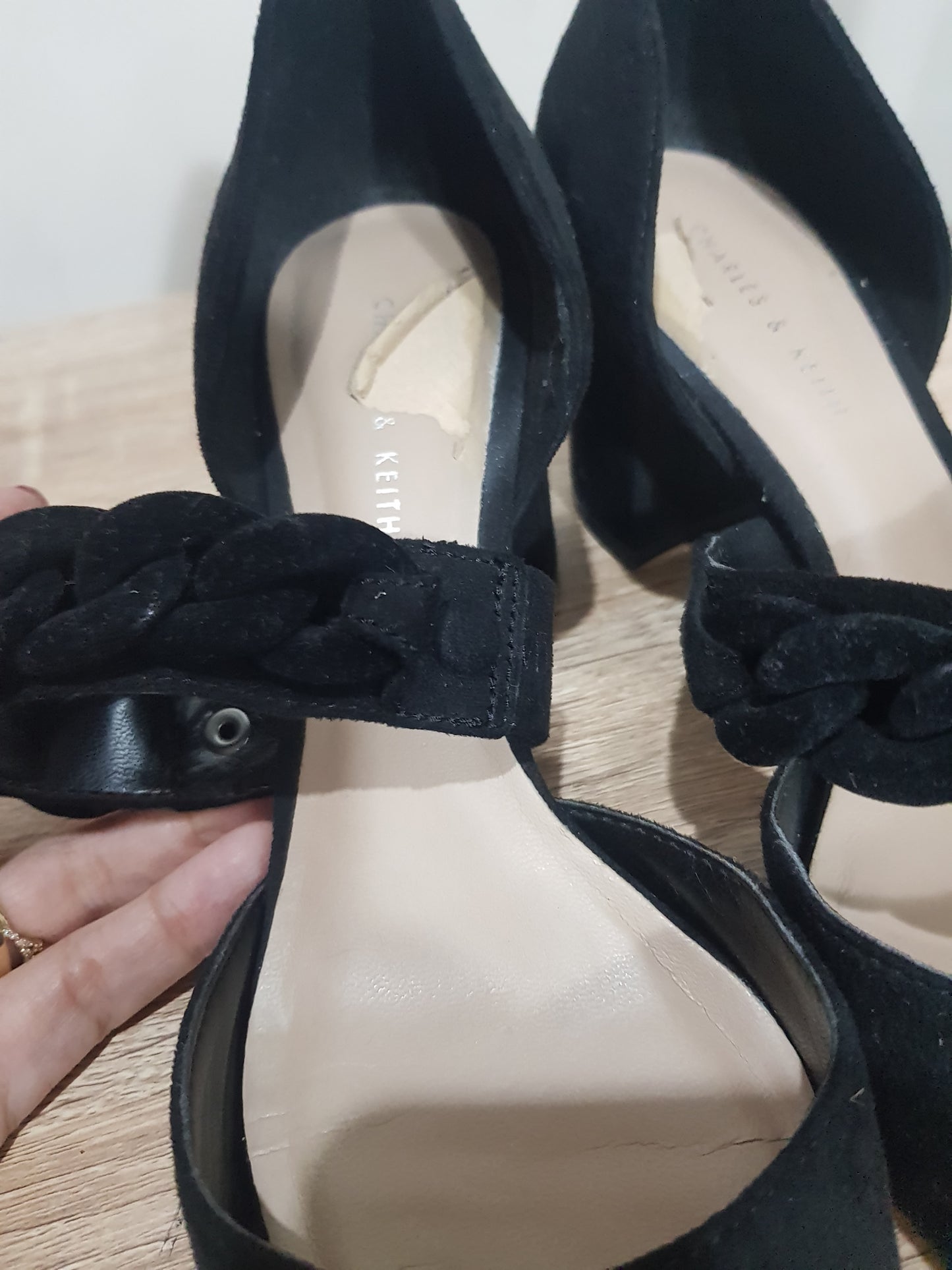 Charles & Keith Shoes - Black preloved heel - shoes