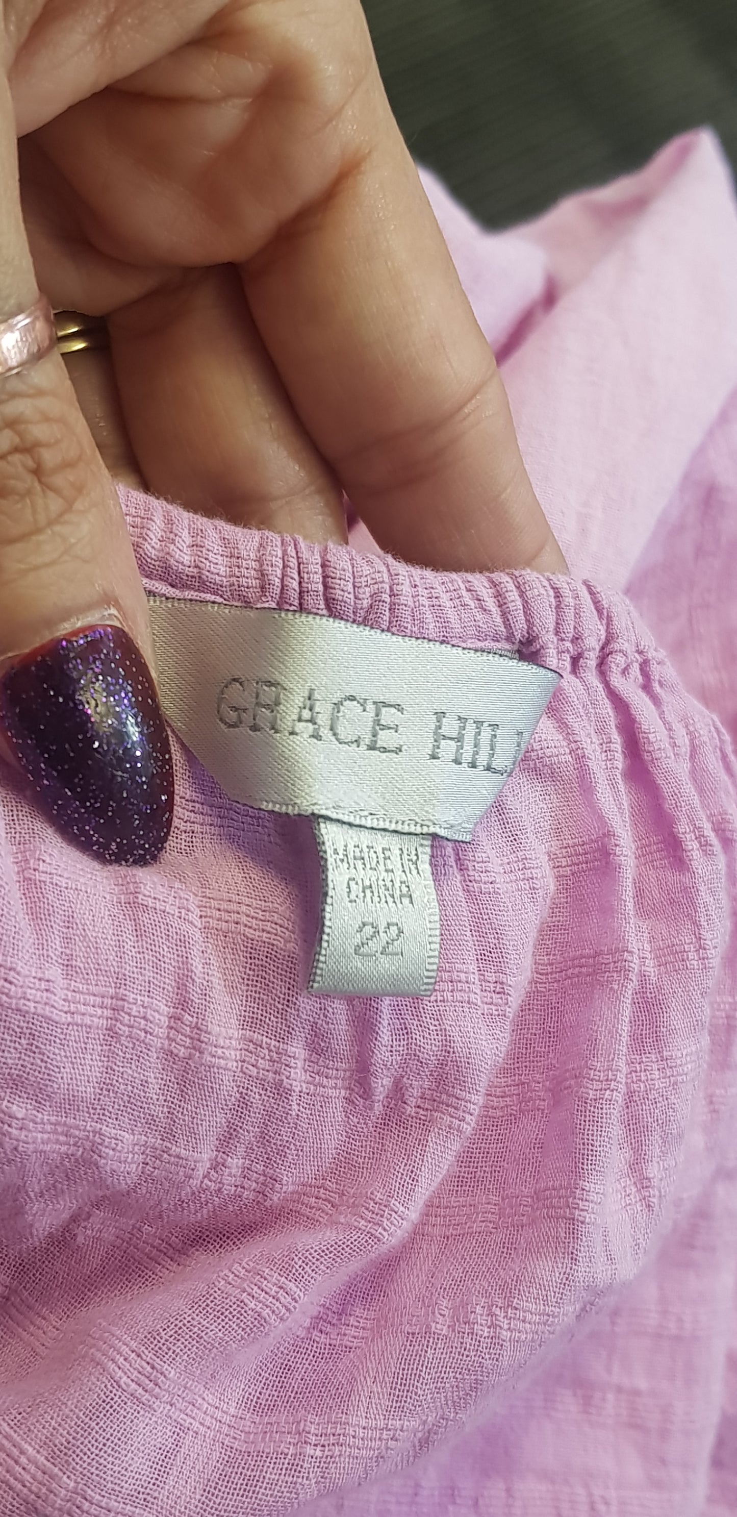 Grace Hill Blouse - Plus Size Top - Preloved Shirt