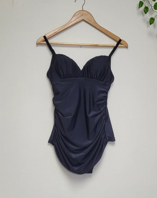 Black One Piece Swimsuit Size 10.