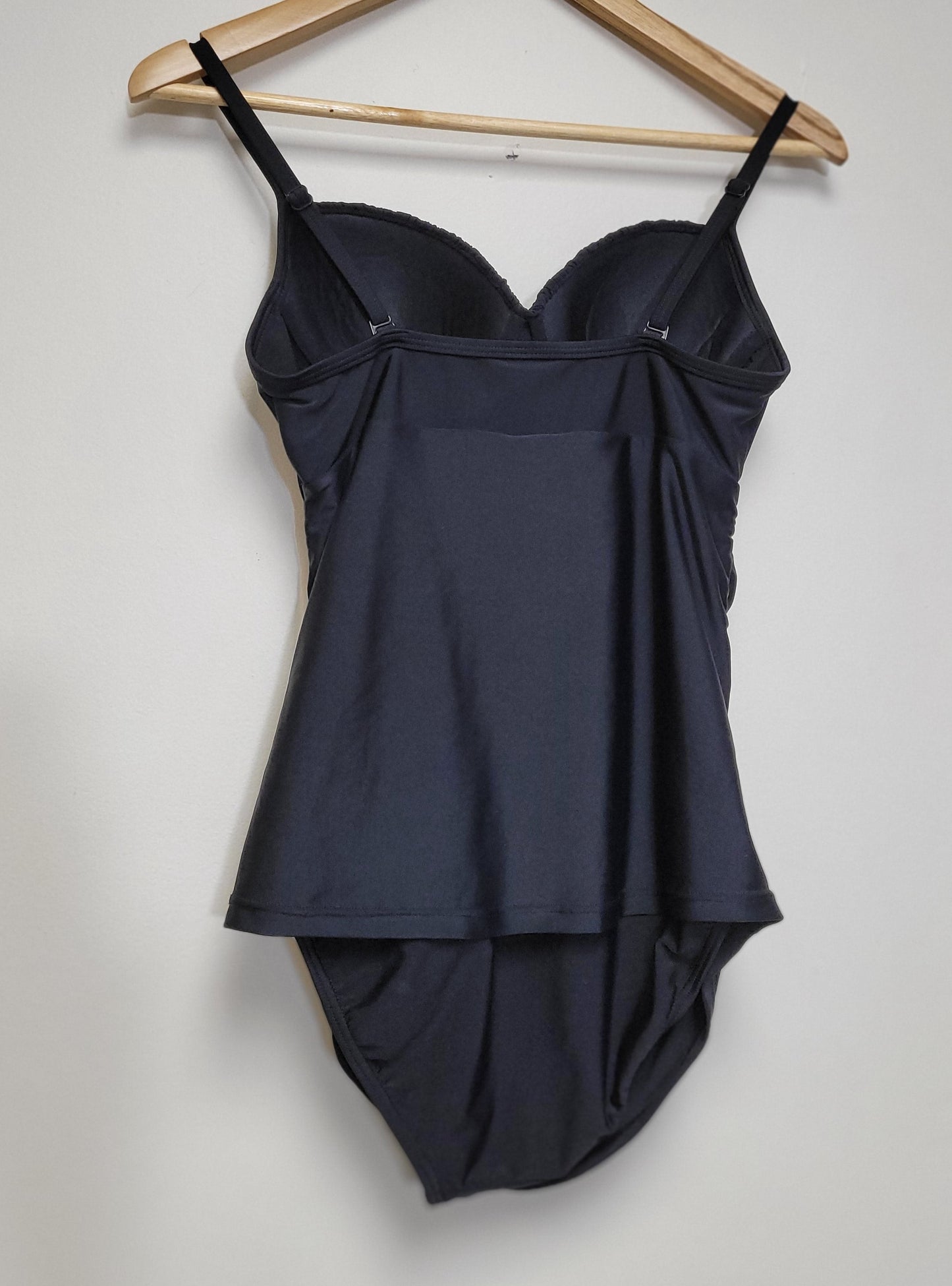 Black One Piece Swimsuit Size 10.