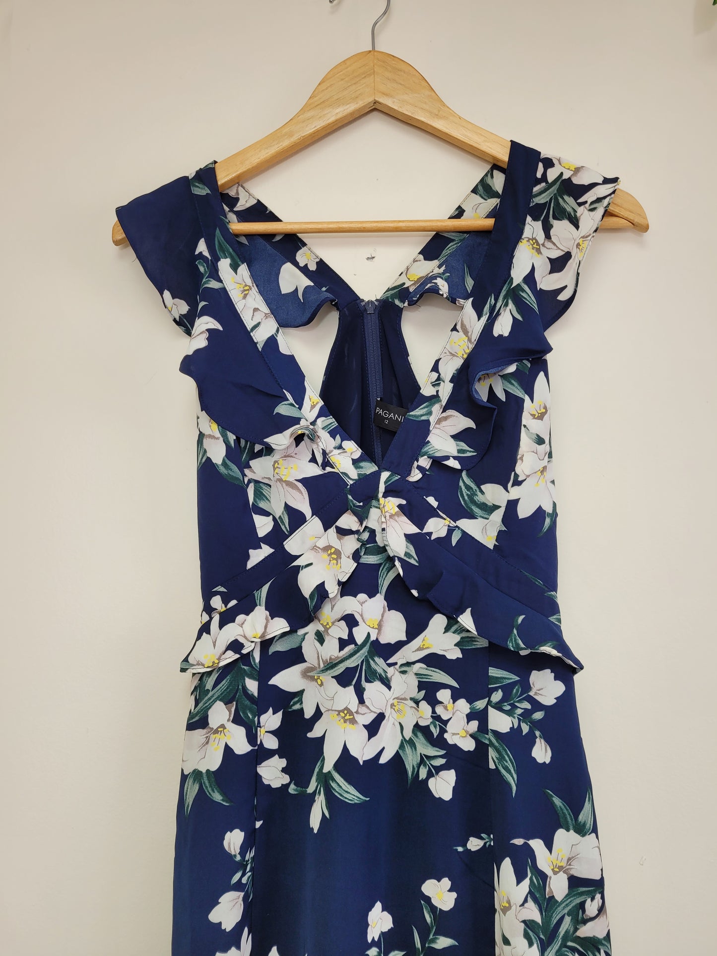 Floral Pagani floral Dress. Size 12