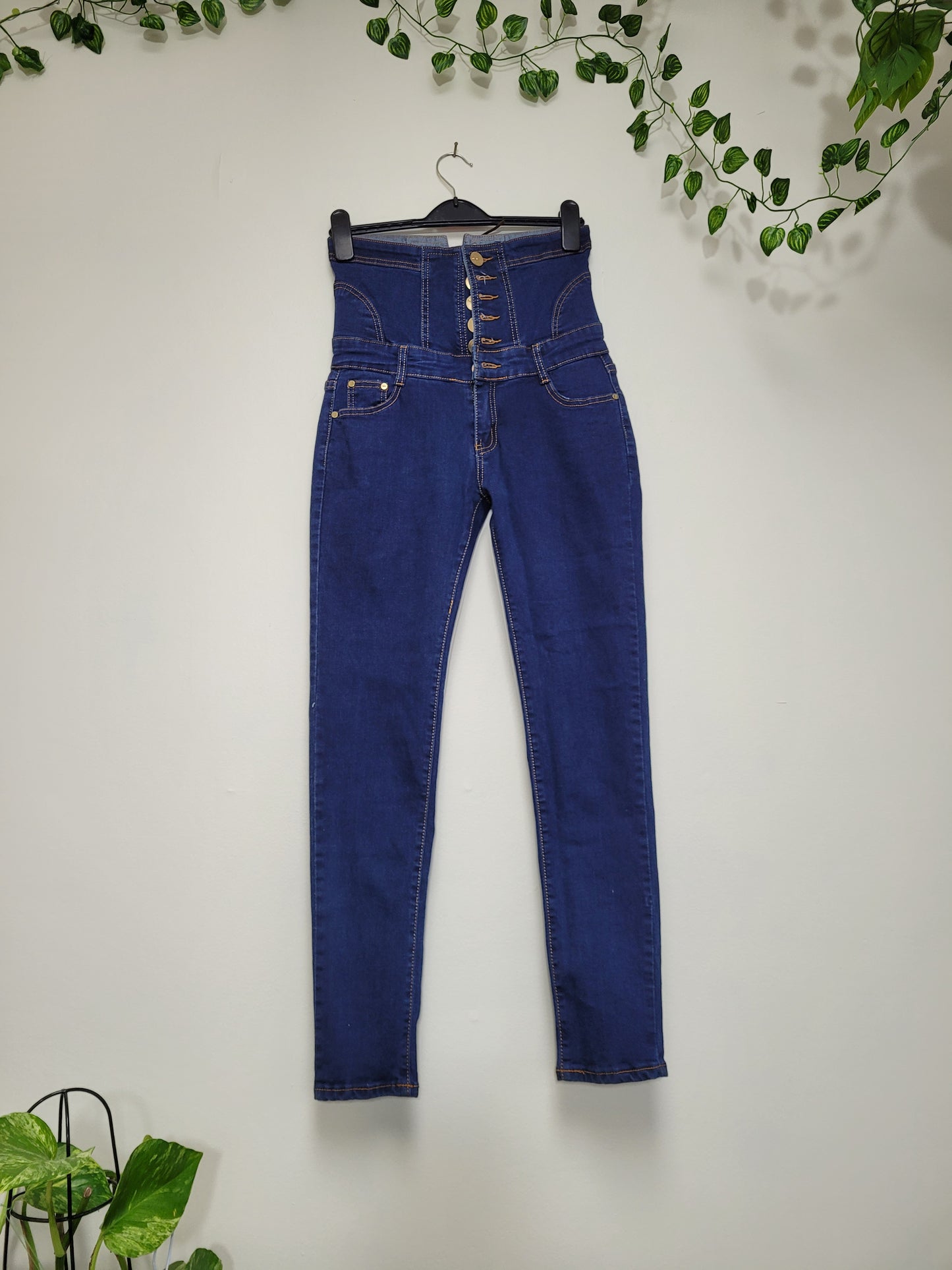 High waisted denim Pants