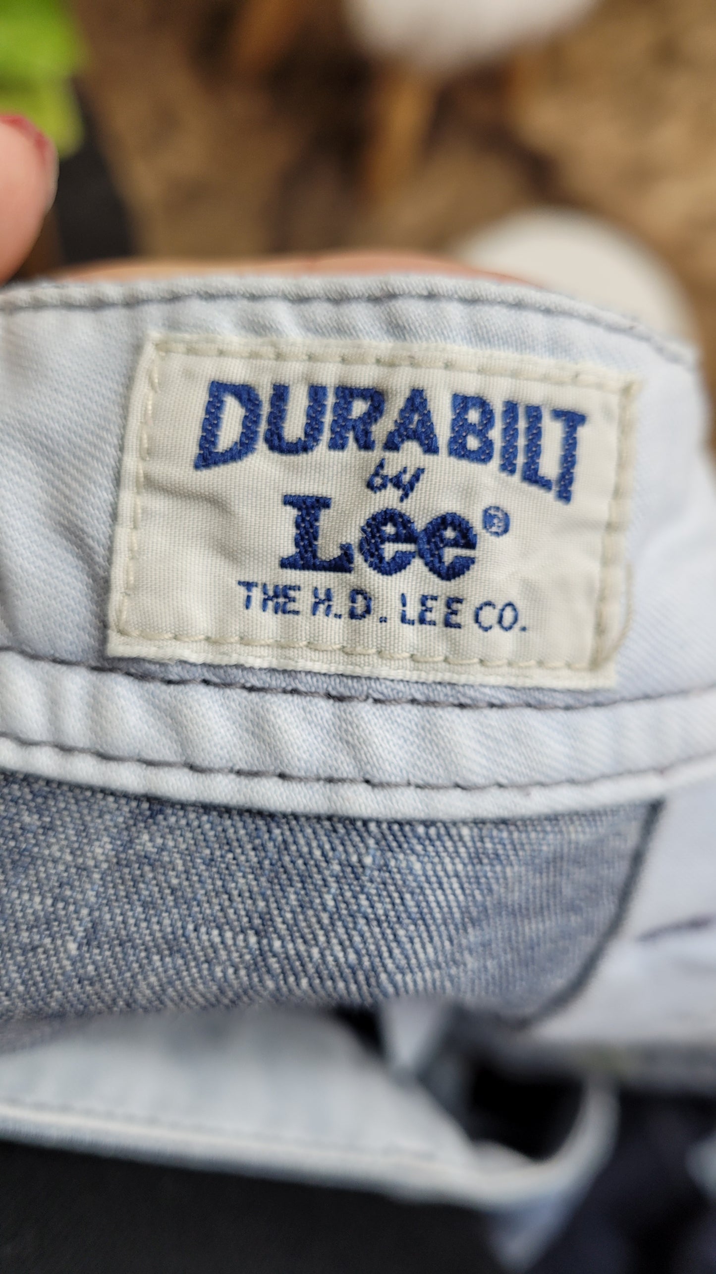 Low rise Cargo style Lee denim