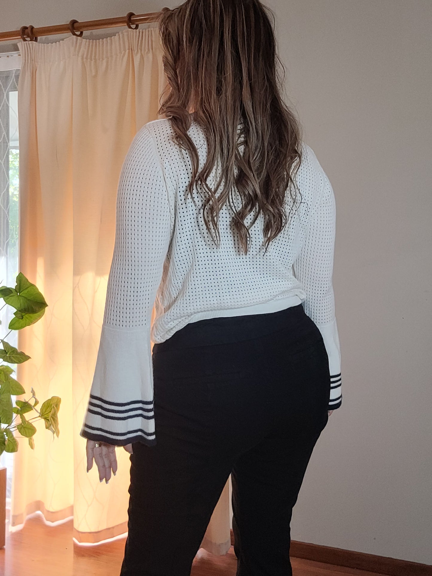 Bell sleeve sweater