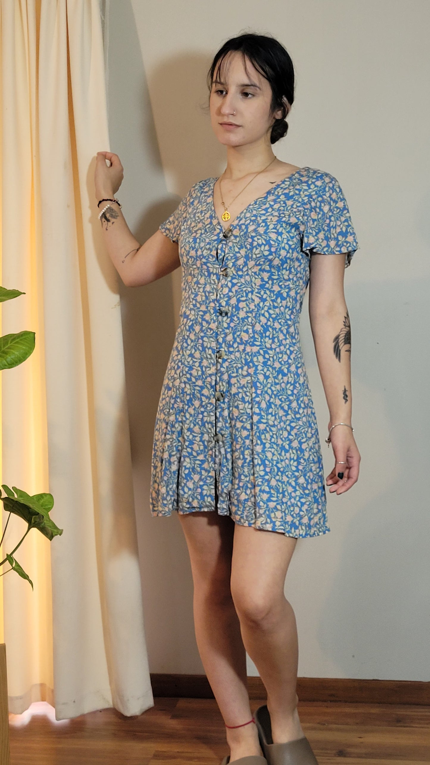 Bohemian Billabong floral mini Dress - Short dress