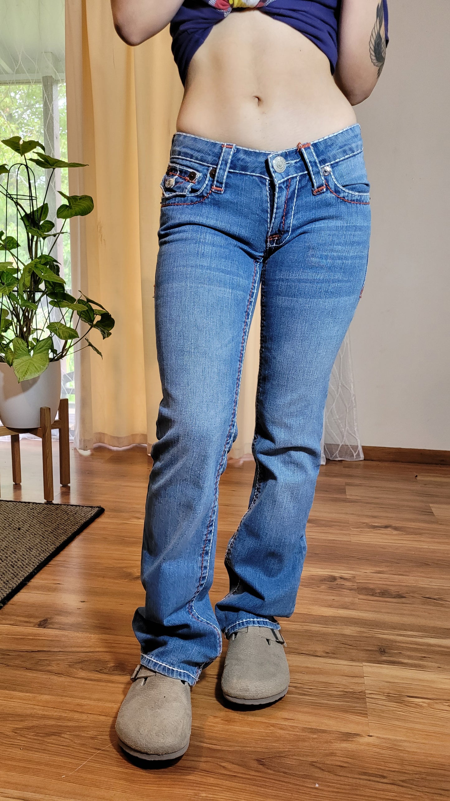 Size 24 vintage denim Y2k True Religion Jeans - Denim