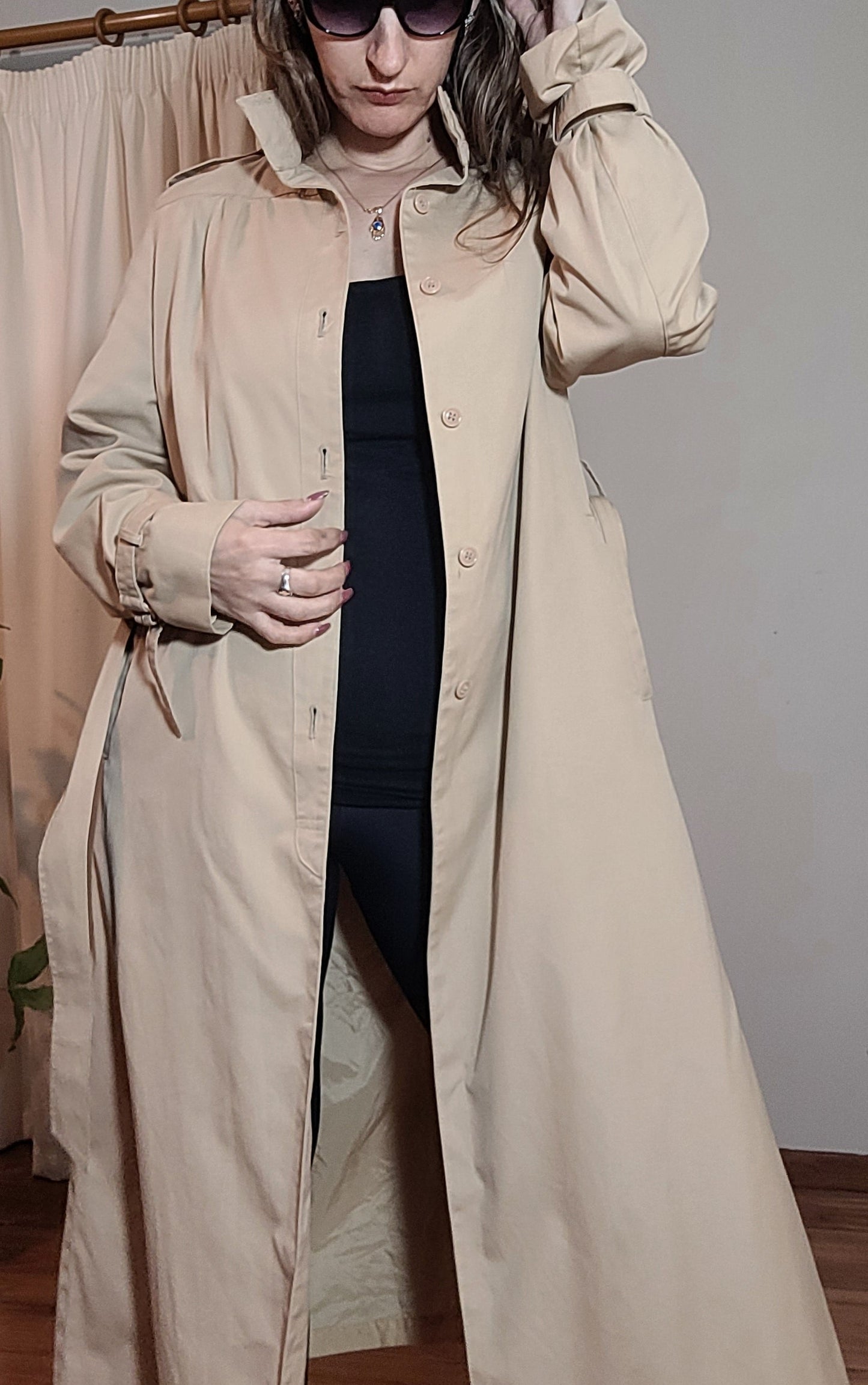 beige preloved trench for sale vintage Coat