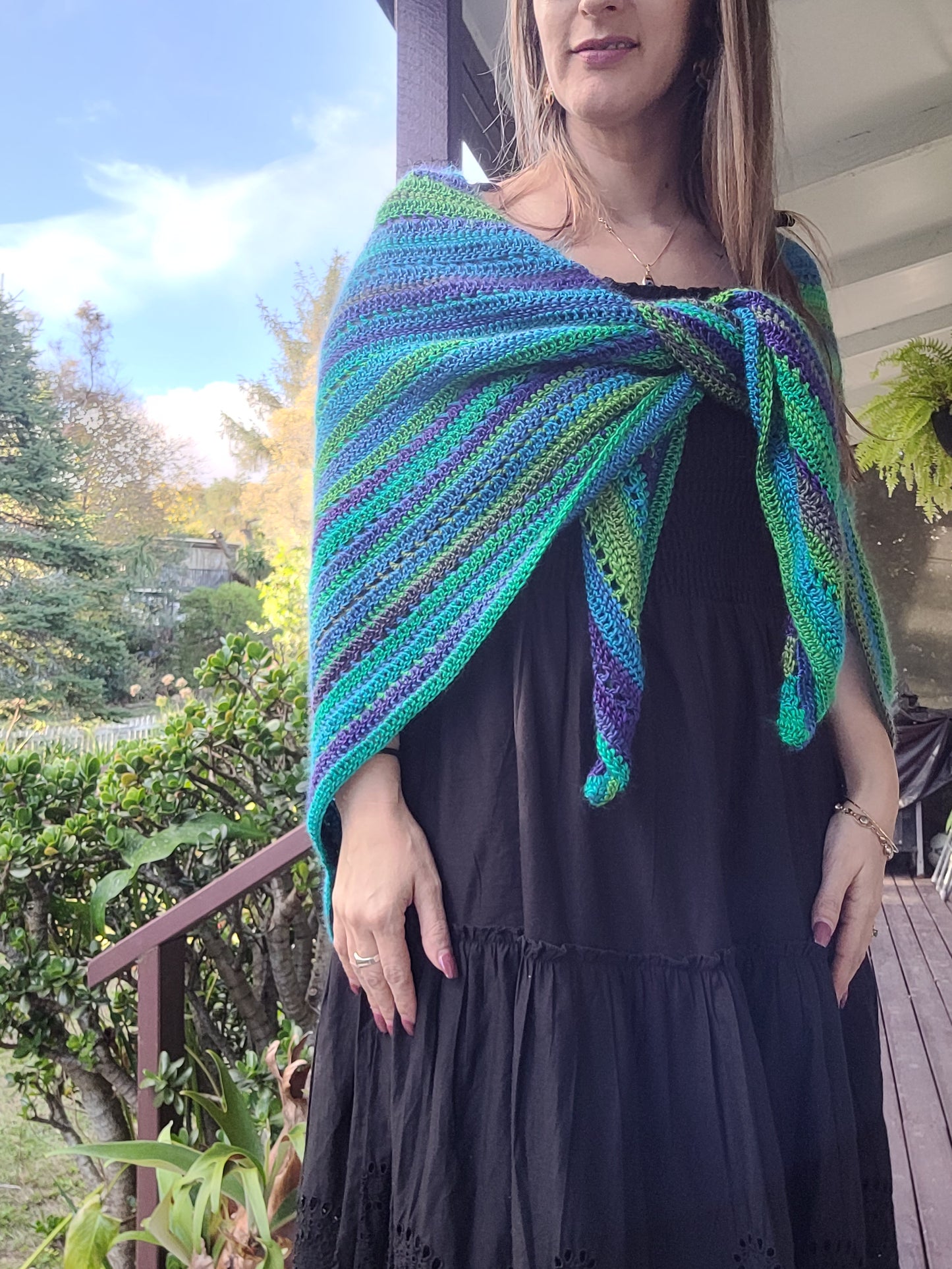 Lovely Hand made knit Poncho