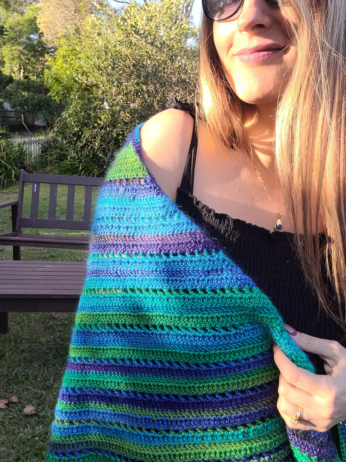 Lovely Hand made knit Poncho