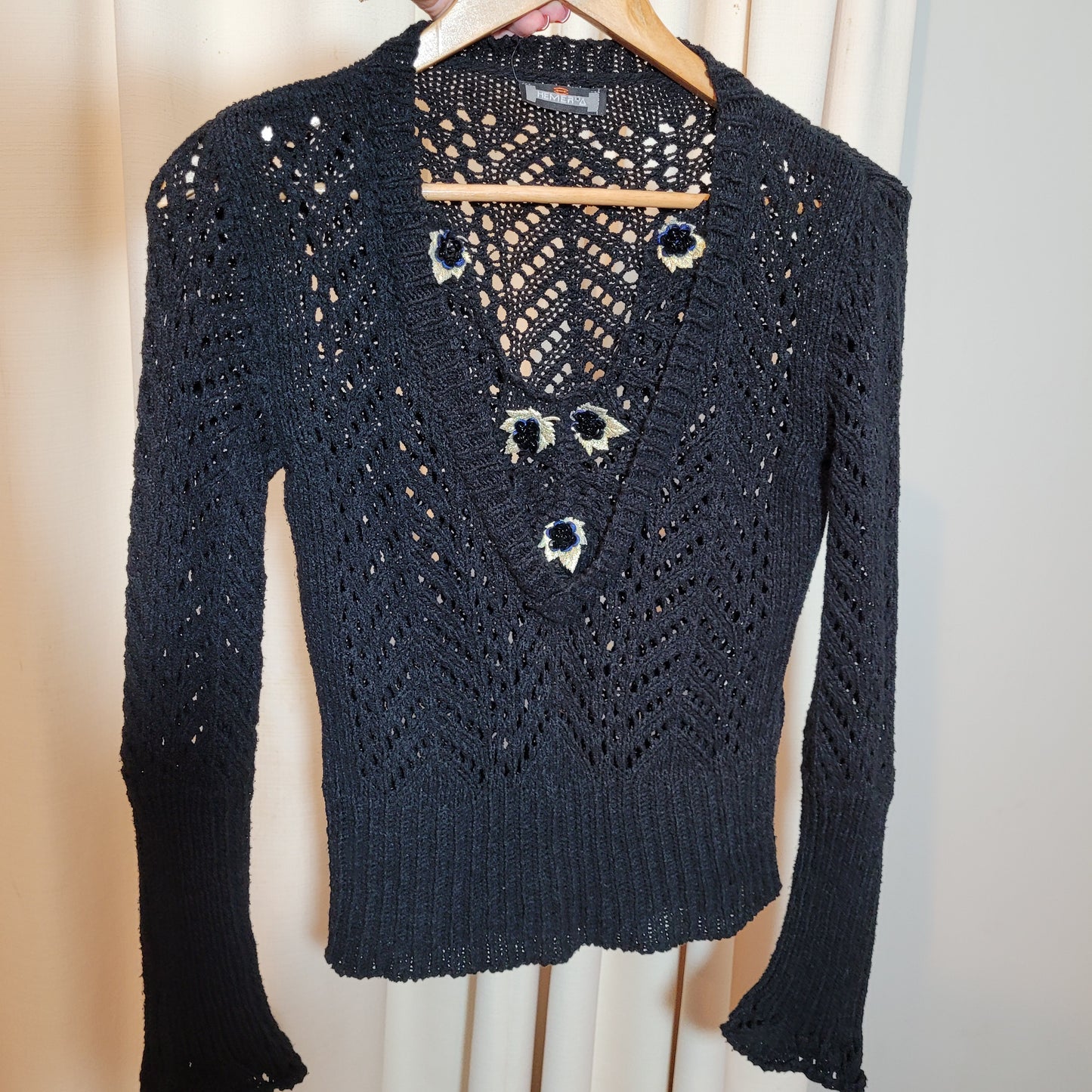 Gorgeous vintage crochet top - sweater