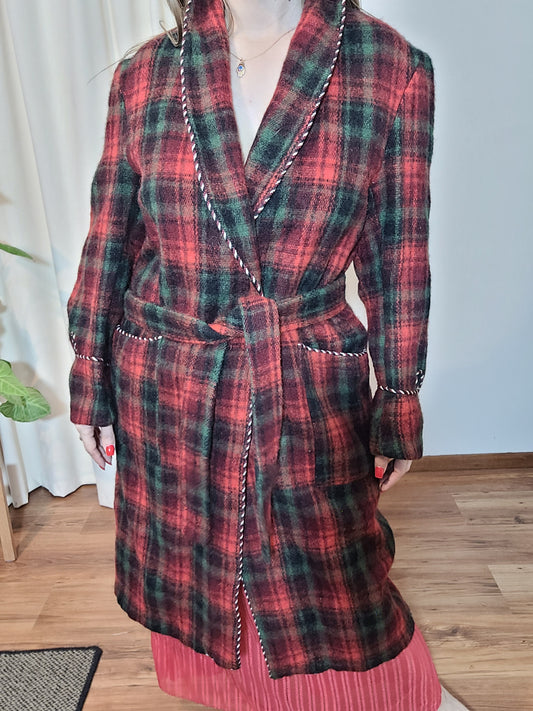 Vintage Wool Robe by Wanganui - Plaid Robe for sale