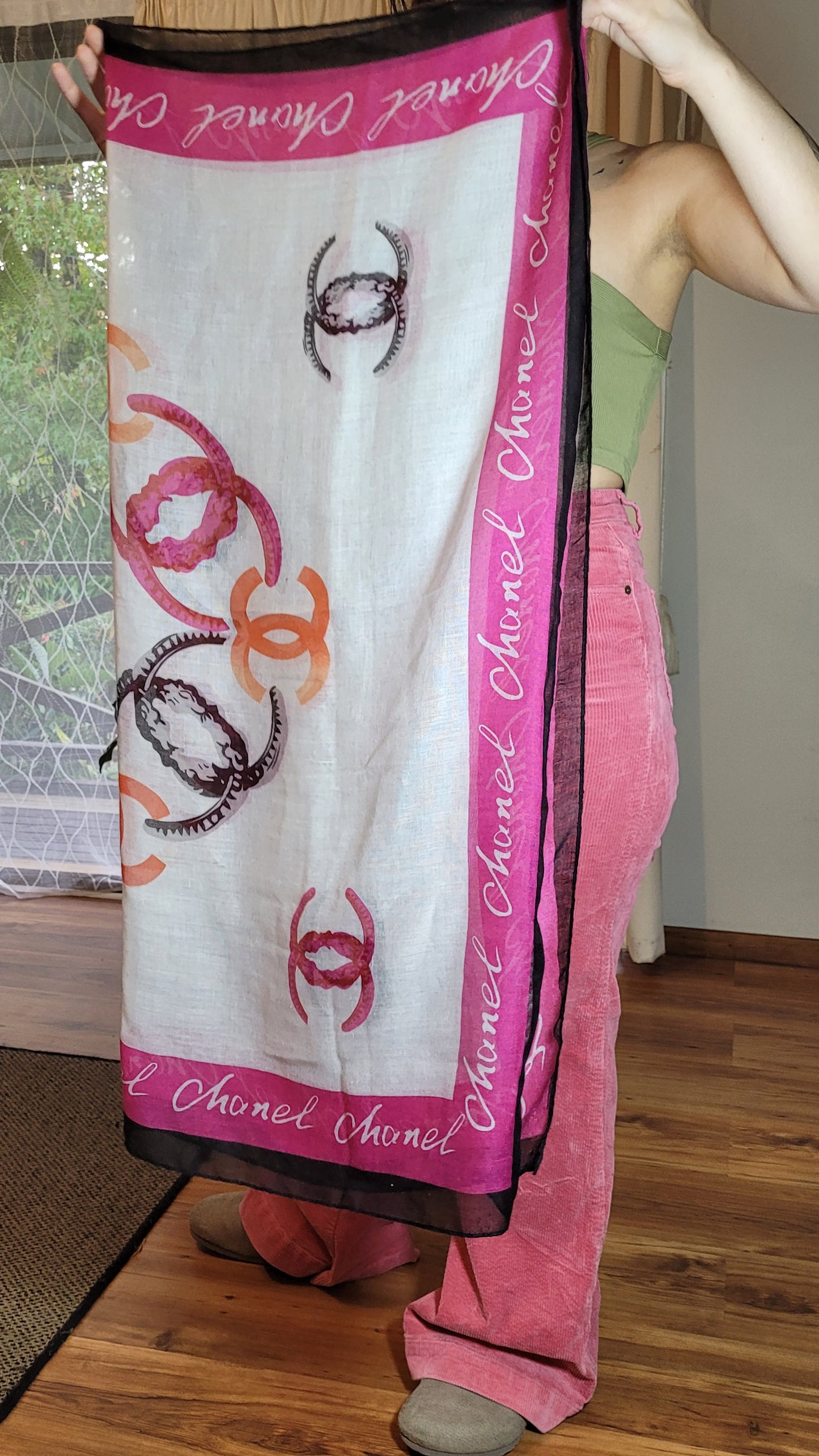 Lovely chanel inspired scarf