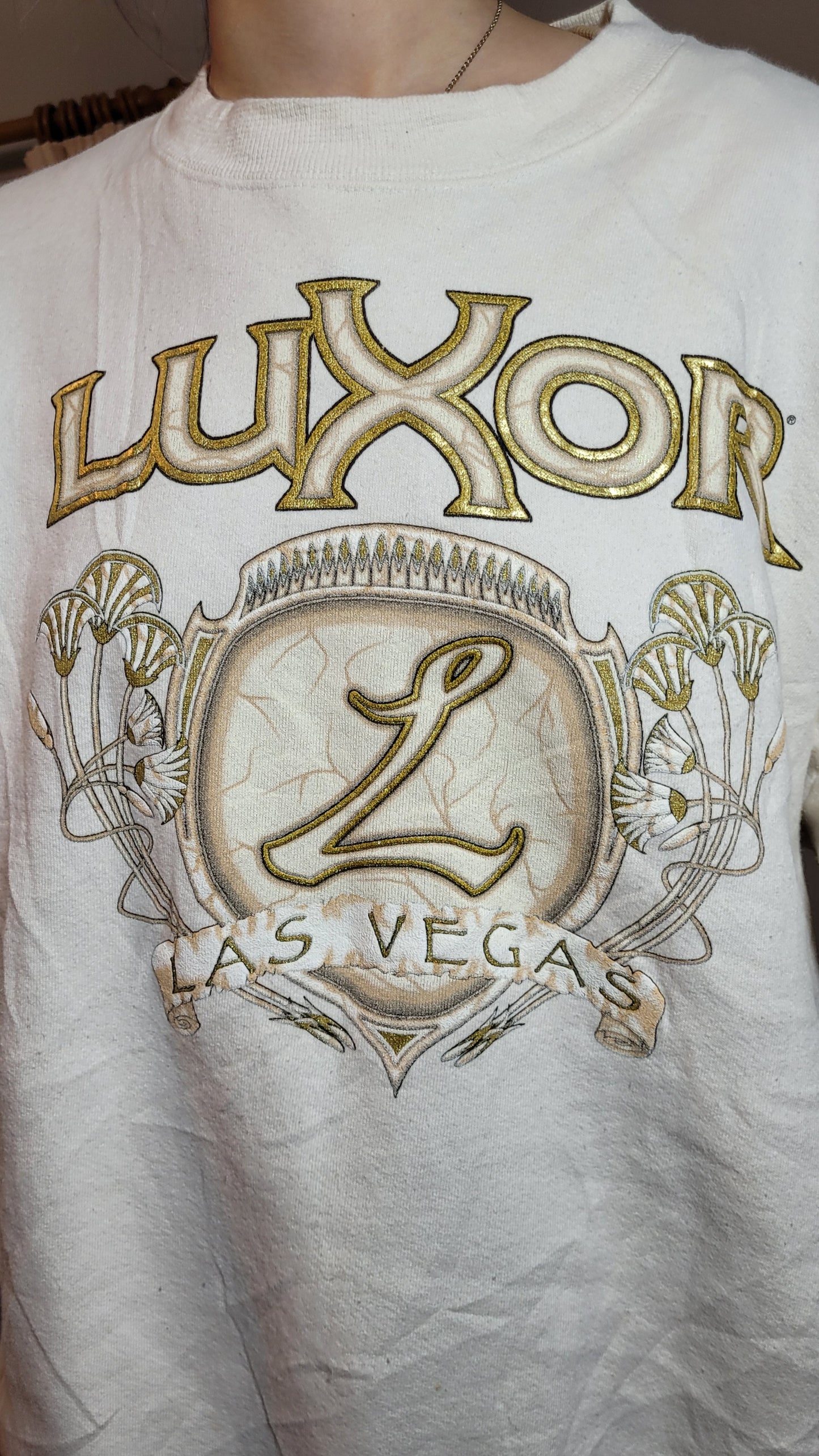 Vintage Vegas Vibes: 90s Casino Classic Las Vegas Sweater - Second Hand Store Find