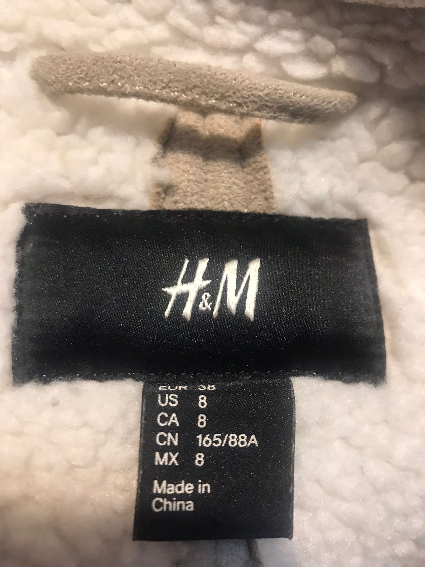 H&M Women Winter Jacket Fashion Faux