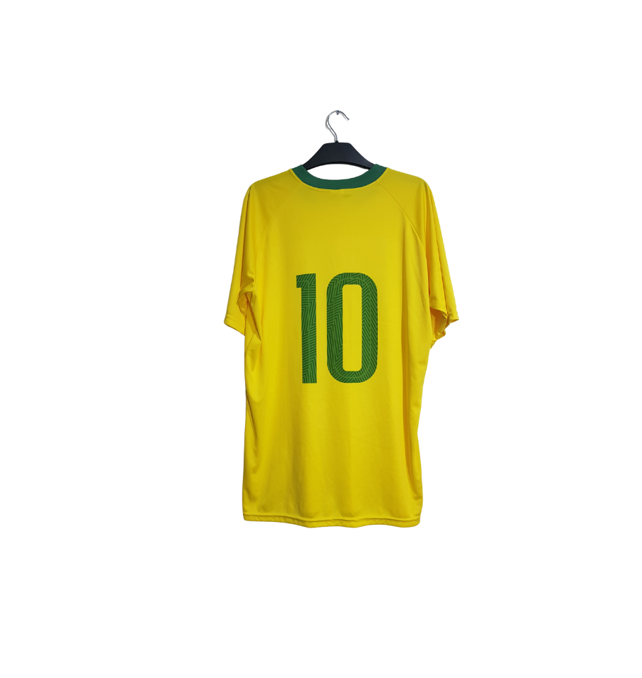 Brazilian football Soccer Number 10  T-shirt - Tee