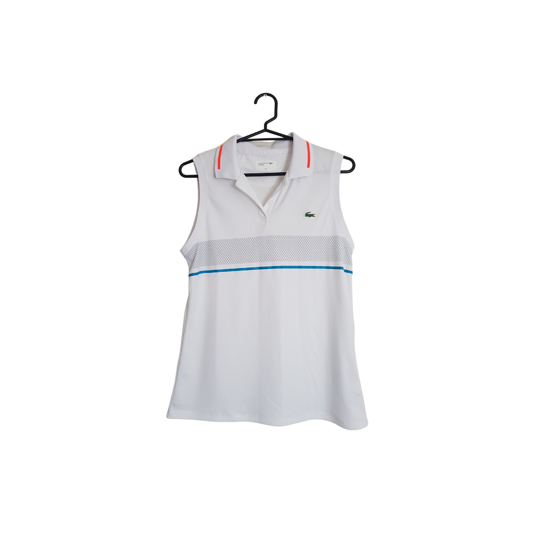 Lacoste Sport Women Sleveless Polo -Tank Size 38